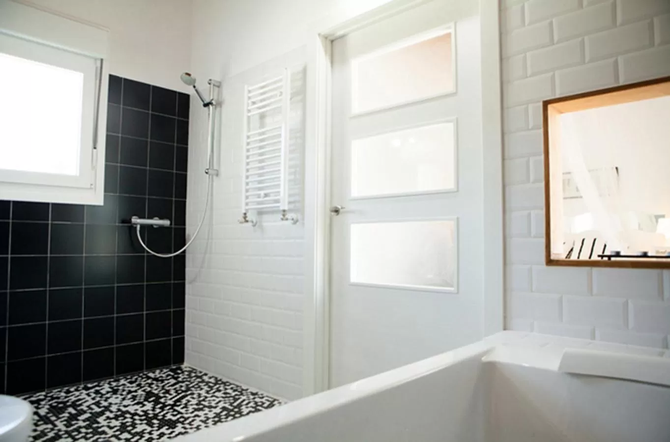 Shower in Casa Rural Txokoetxe