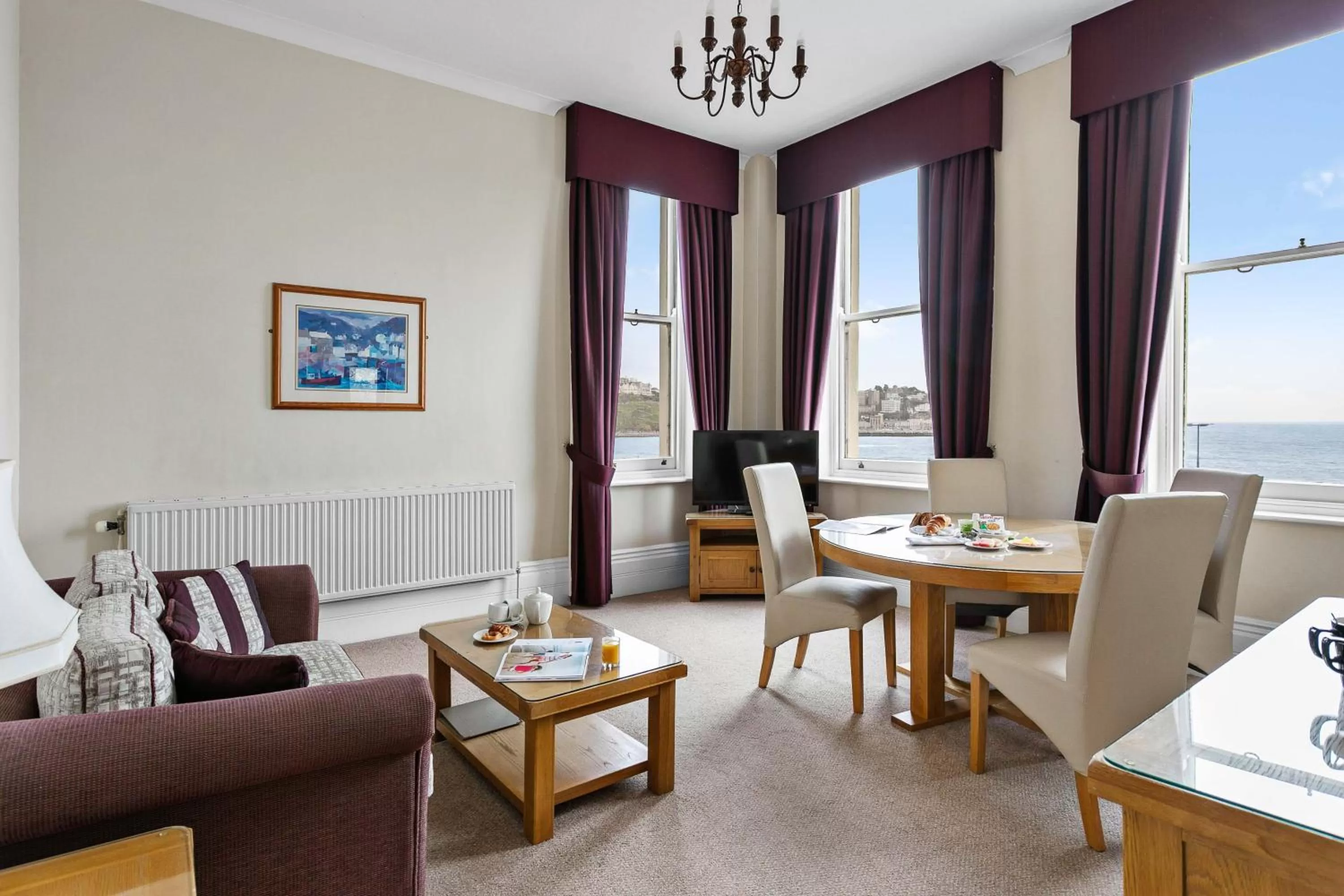 Living room in The Grand Hotel