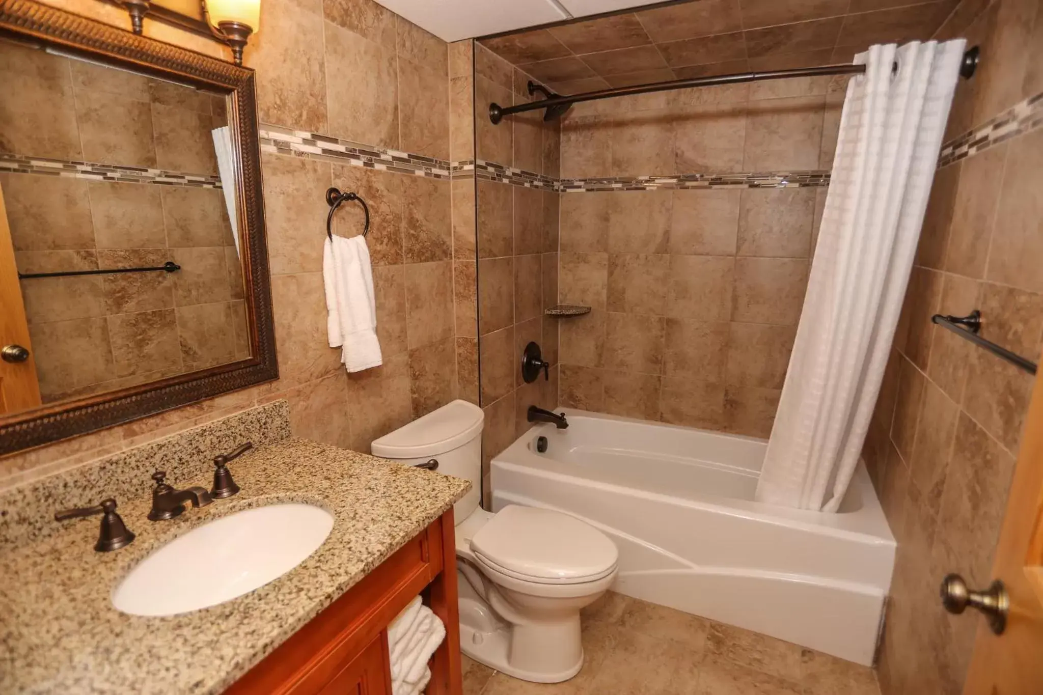 Bathroom in Slopeside Hotel by Seven Springs Resort