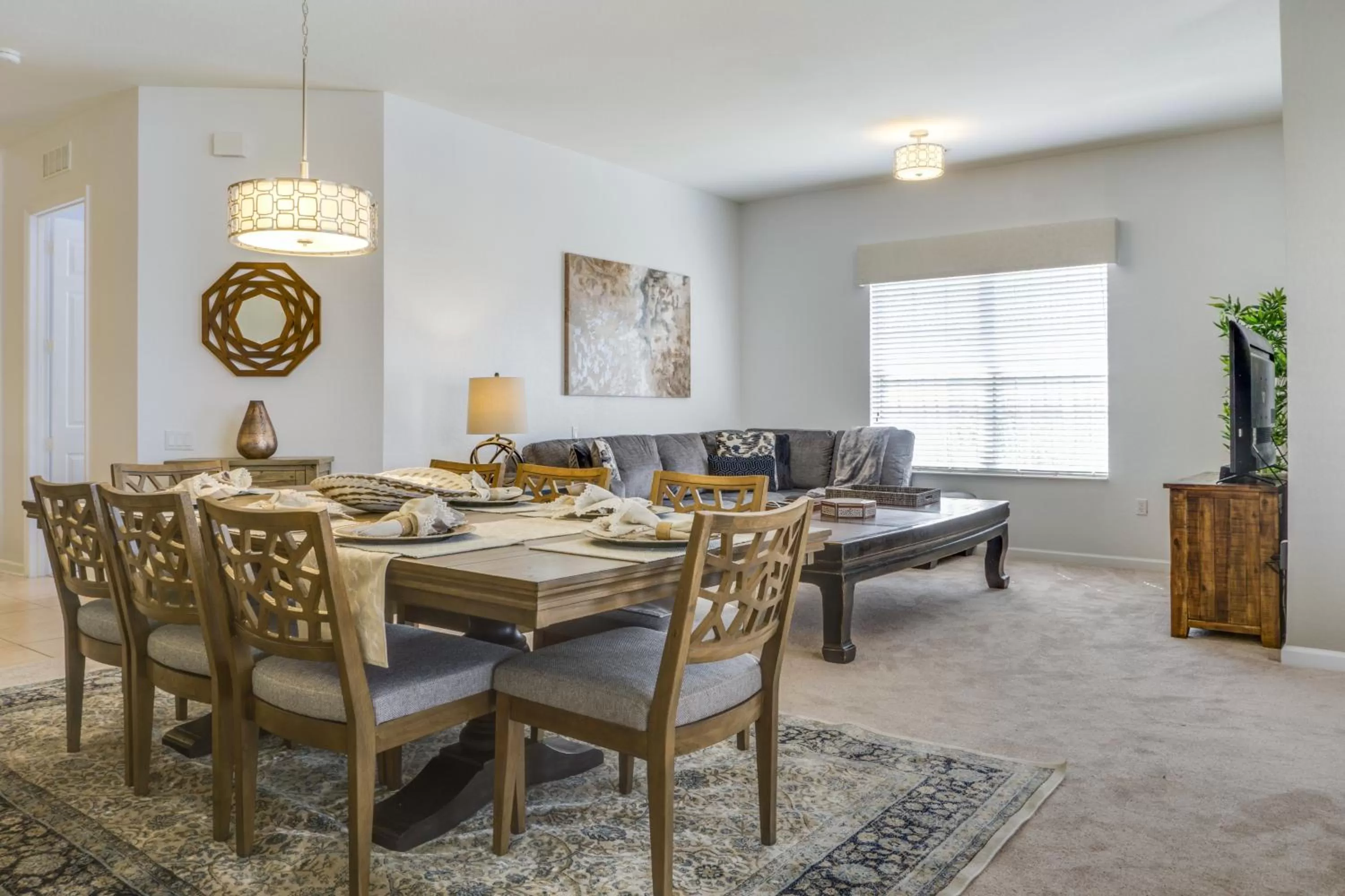 Dining area in Orlando Escape