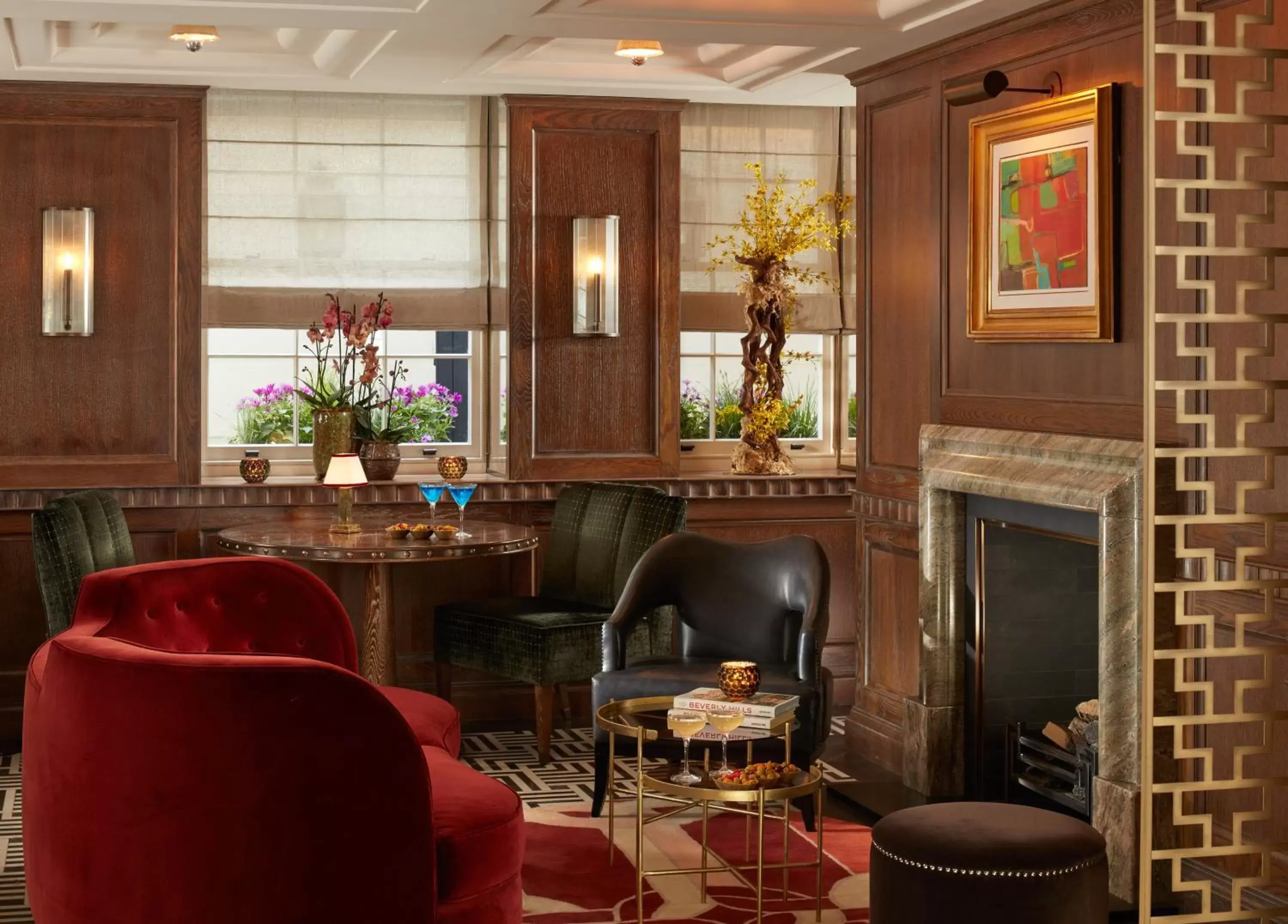 Seating area, Lobby/Reception in Flemings Mayfair - Small Luxury Hotel of the World