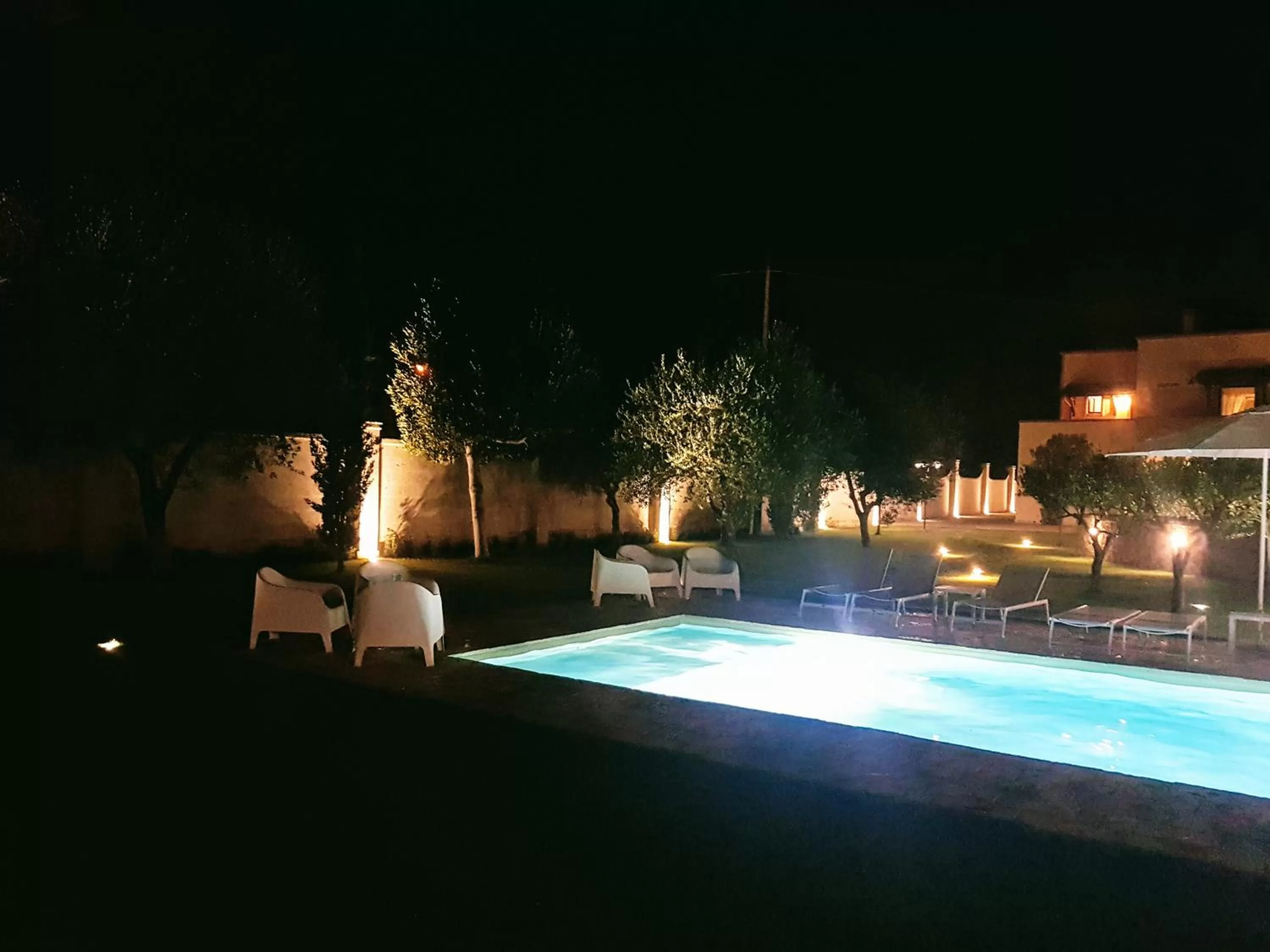 Swimming pool in BORGO LUNA b&b