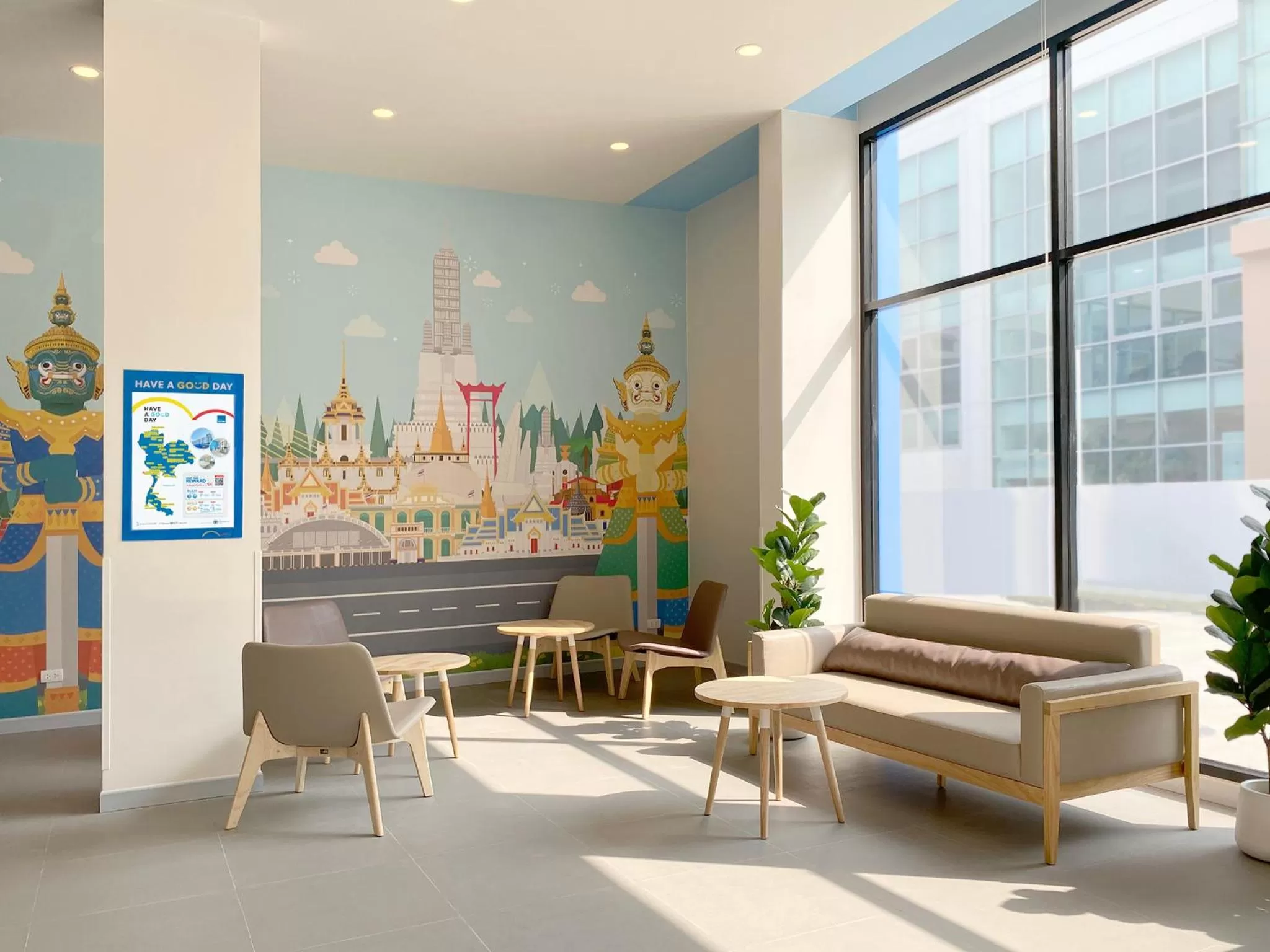 Lobby or reception in HOP INN Bangkok Krung Thonburi Station