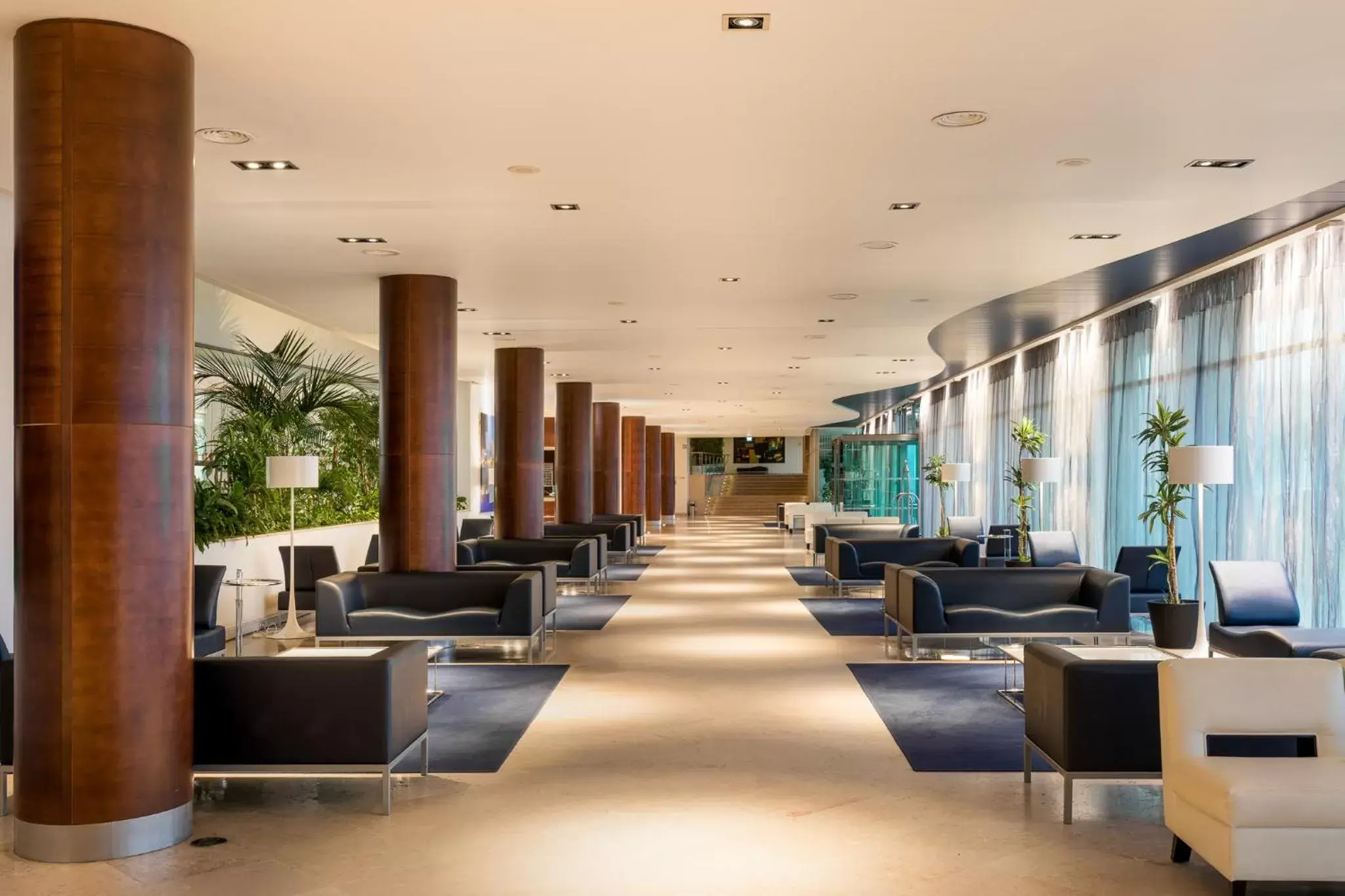 Lobby or reception, Restaurant/Places to Eat in Hotel Apartamento Dunamar