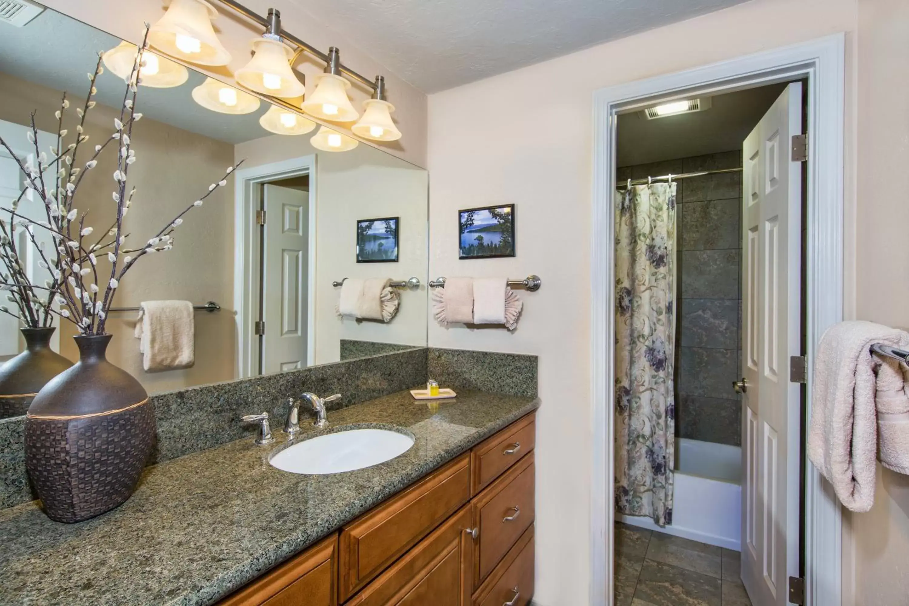 Bathroom in Tahoe Lakeshore Lodge & Spa