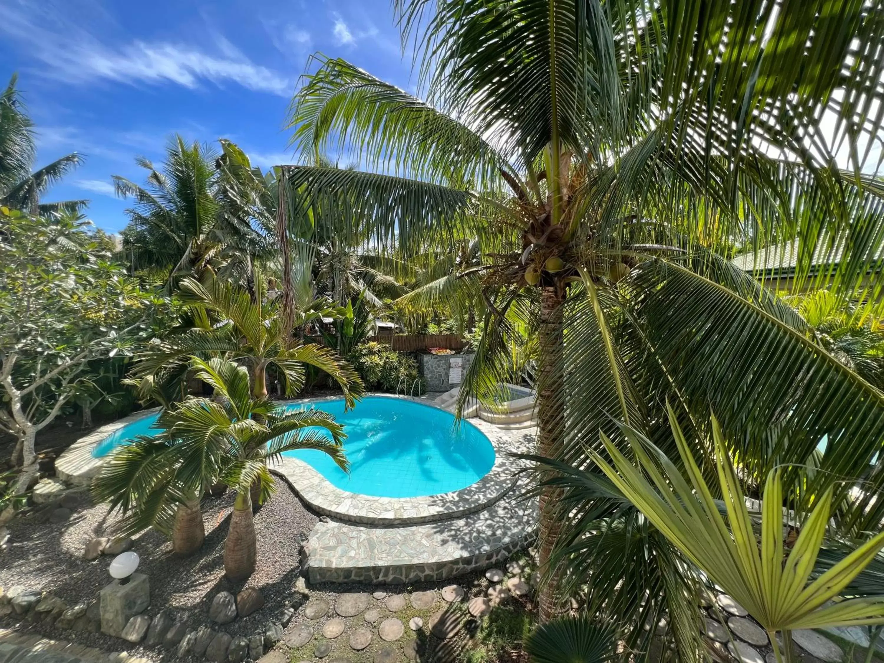 Pool View in Alona Swiss Resort