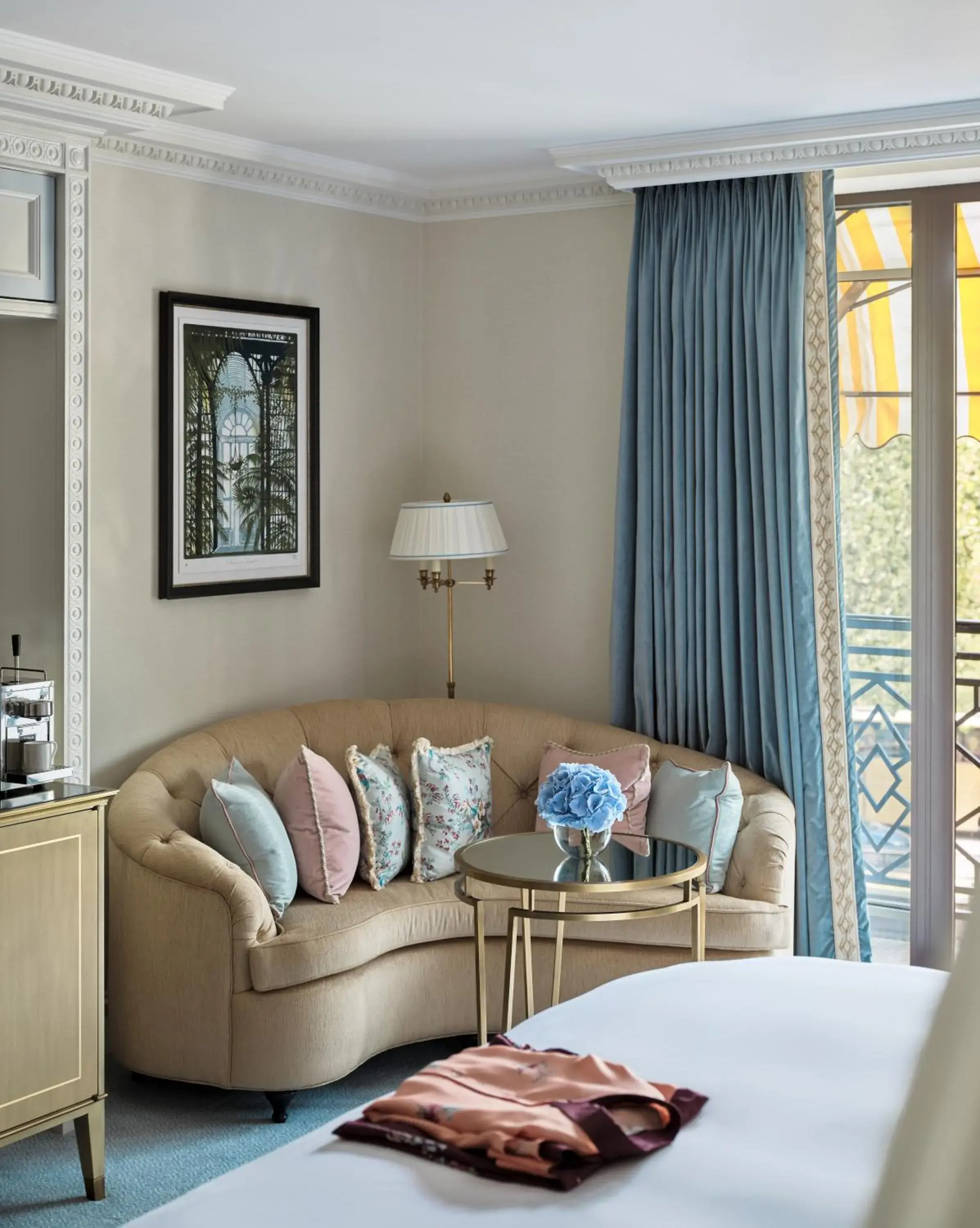 Bed, Seating Area in The Dorchester - Dorchester Collection