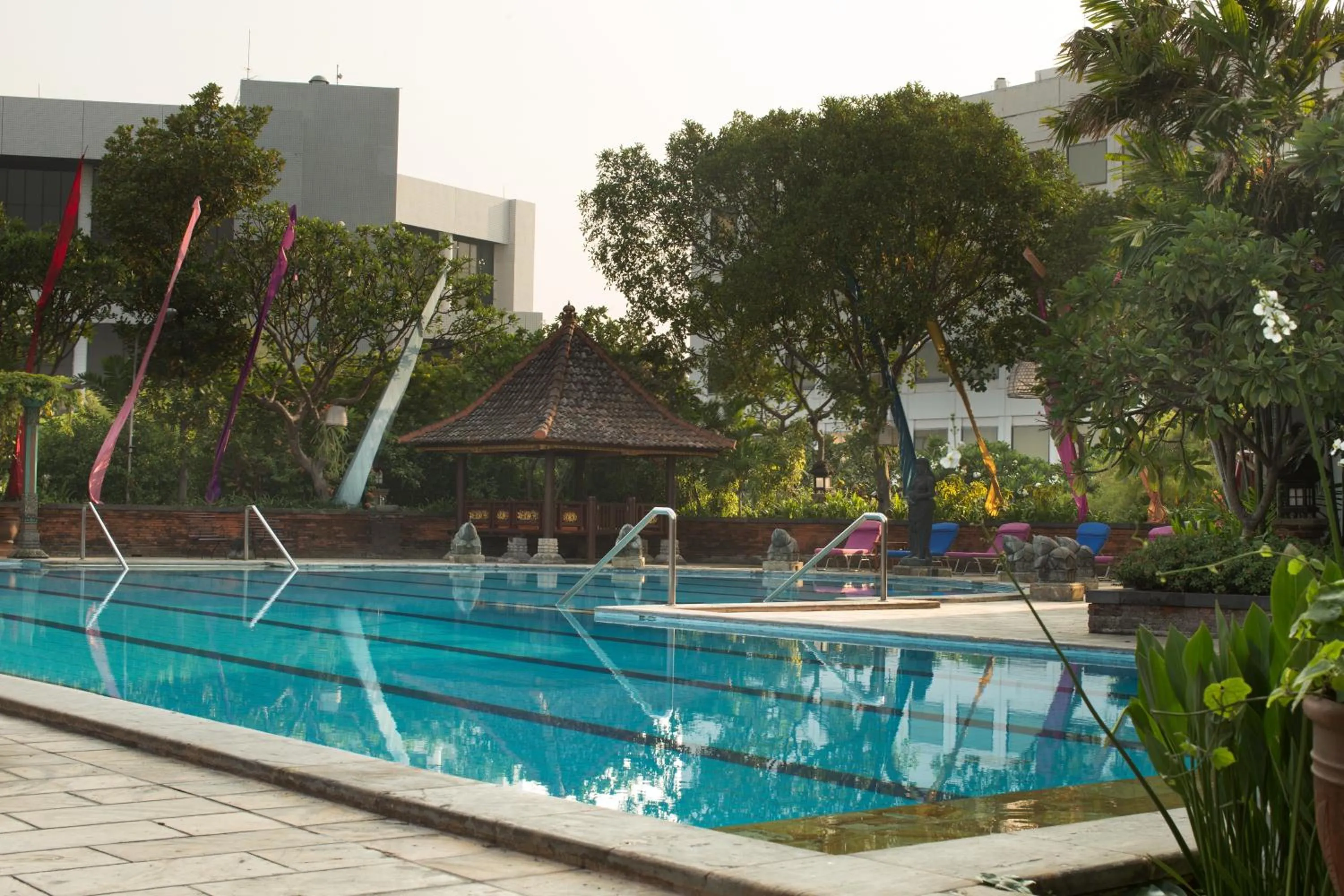 Swimming pool in Bumi Surabaya City Resort