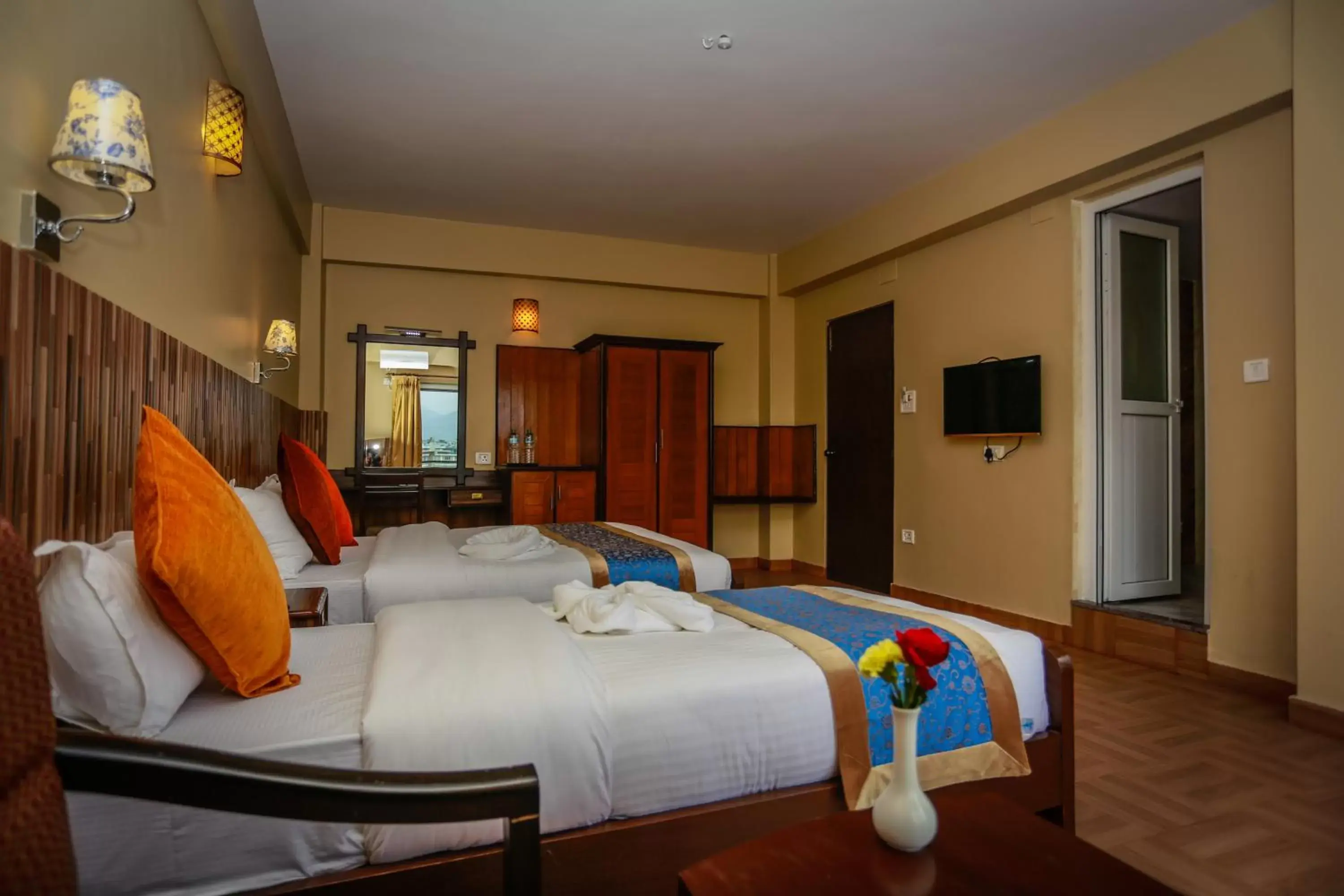 Bedroom, Bed in Pokhara Choice Inn