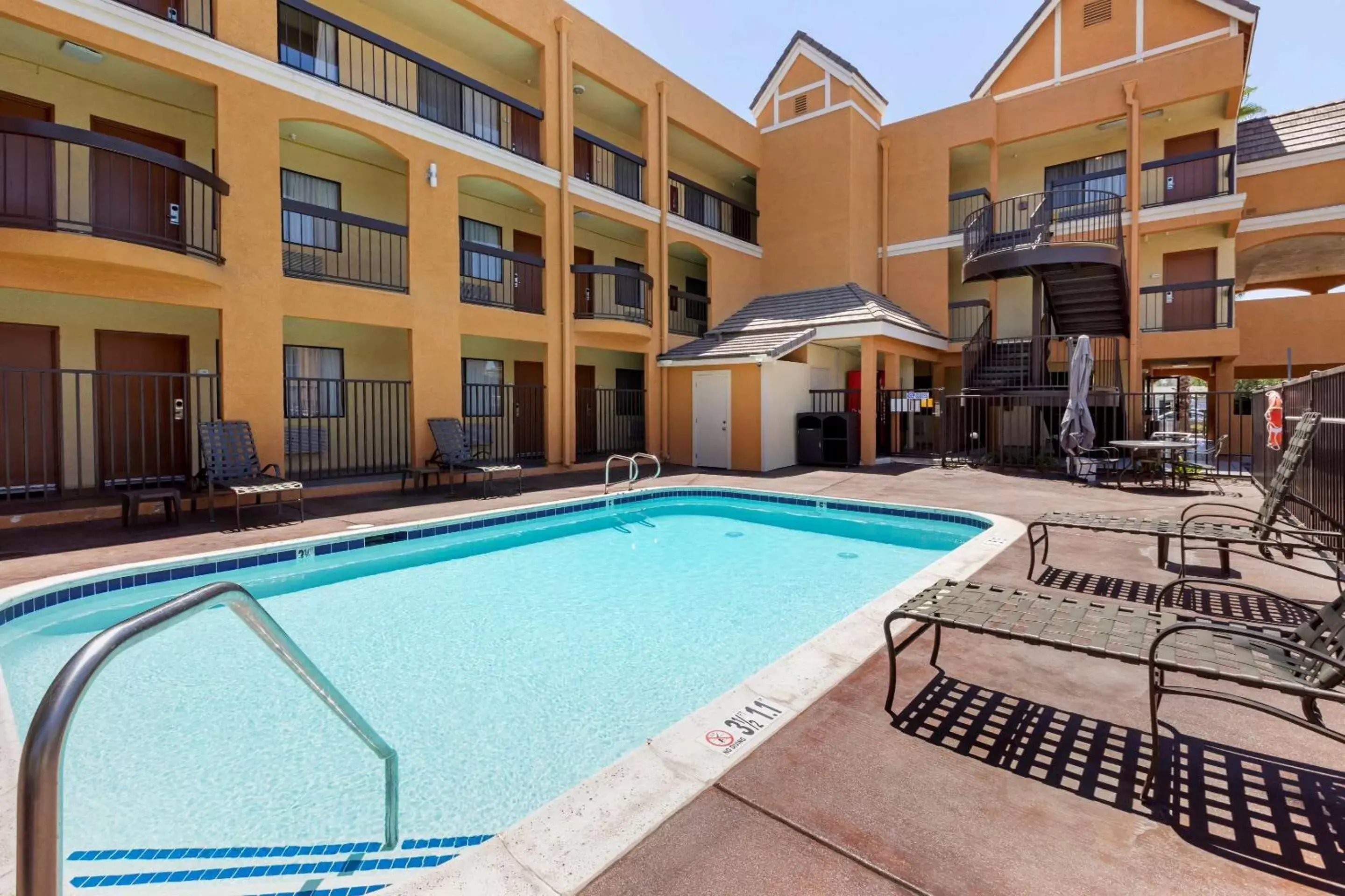 Swimming Pool in Quality Inn & Suites Westminster - Seal Beach Westminster