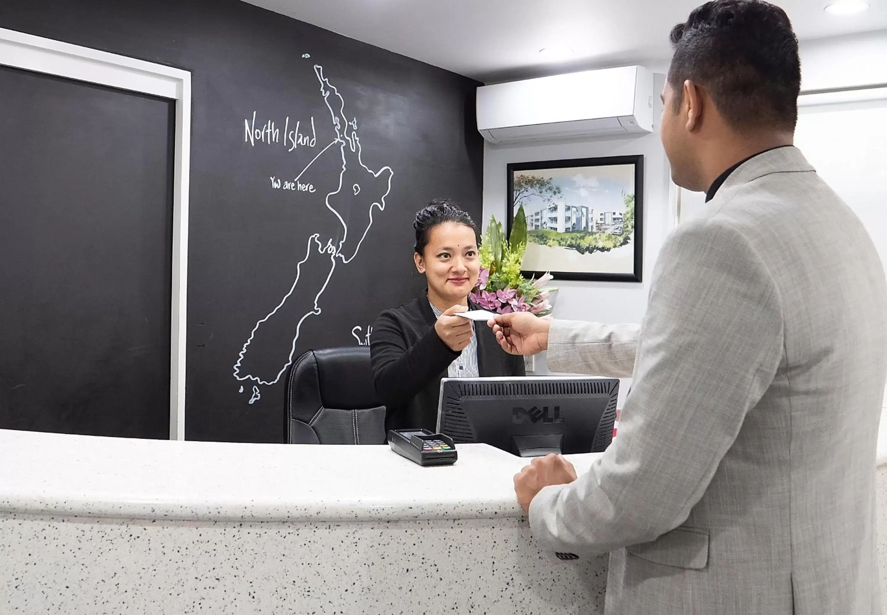 Lobby or reception in Carnmore Hotel Takapuna