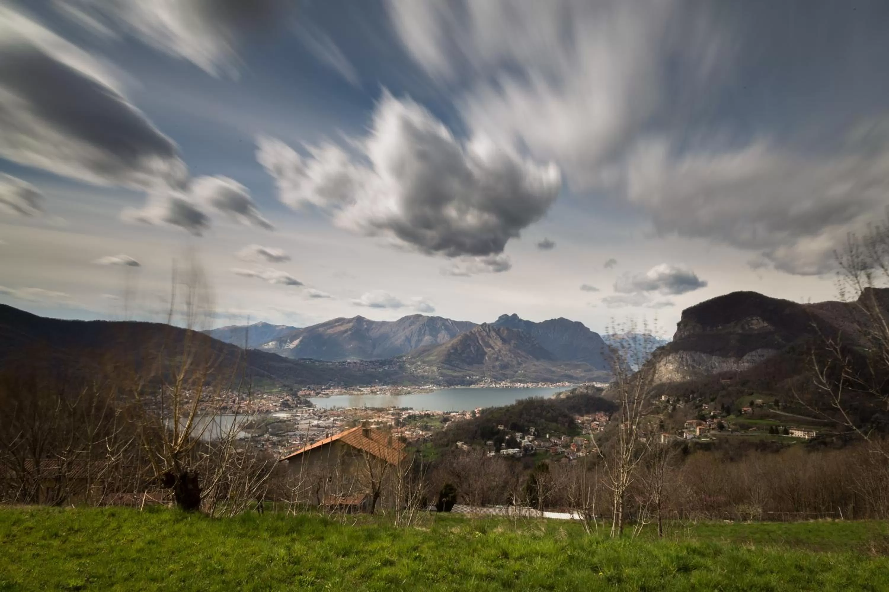 Lake view in Hotel Locanda Mel