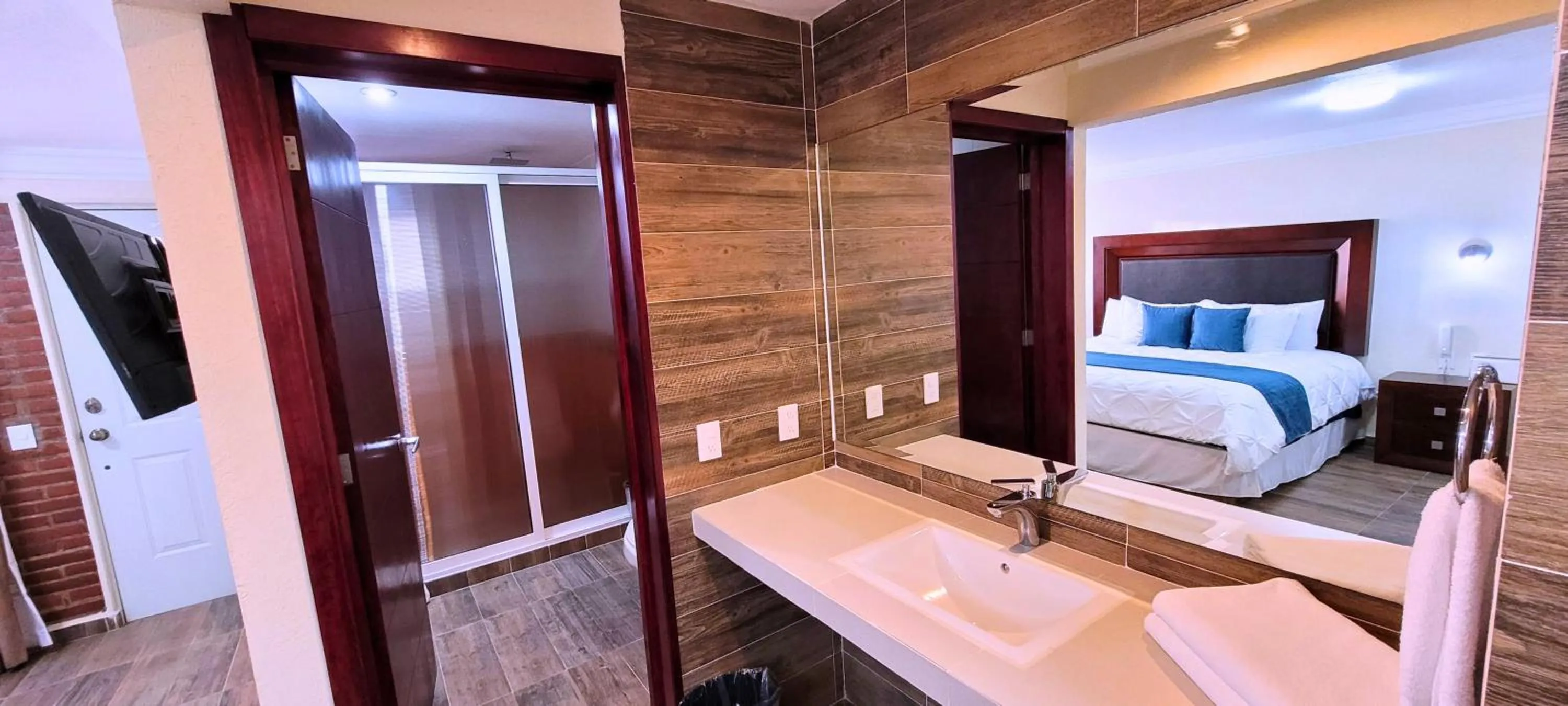 Bed in Hotel Tierras Blancas