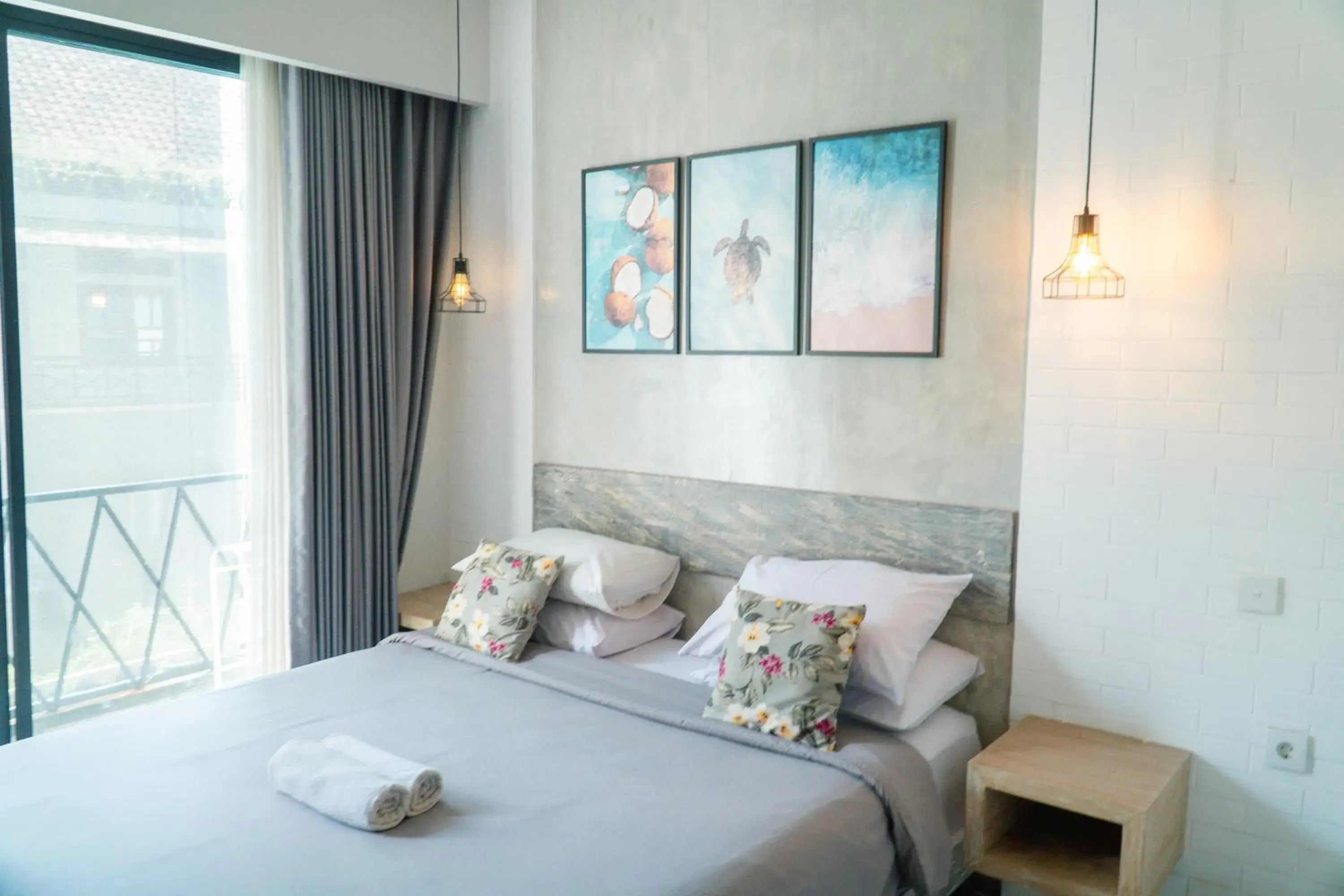 Bedroom, Bed in Gemini Star Hotel Kuta Bedroom, Bed in Gemini Star Hotel Kuta