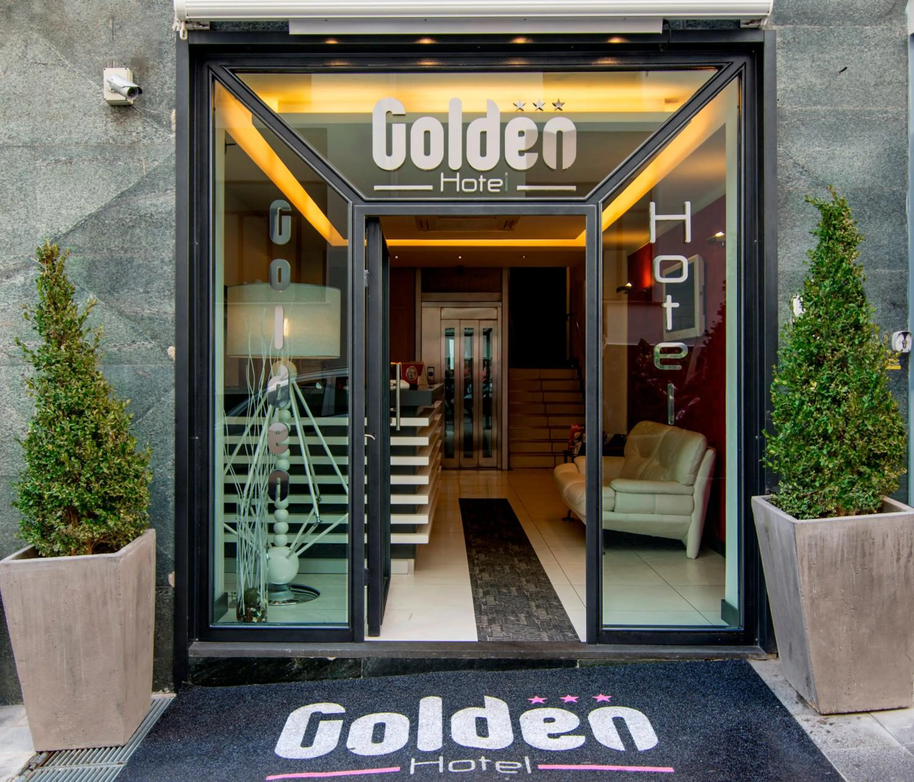 Facade/entrance in Golden Hotel