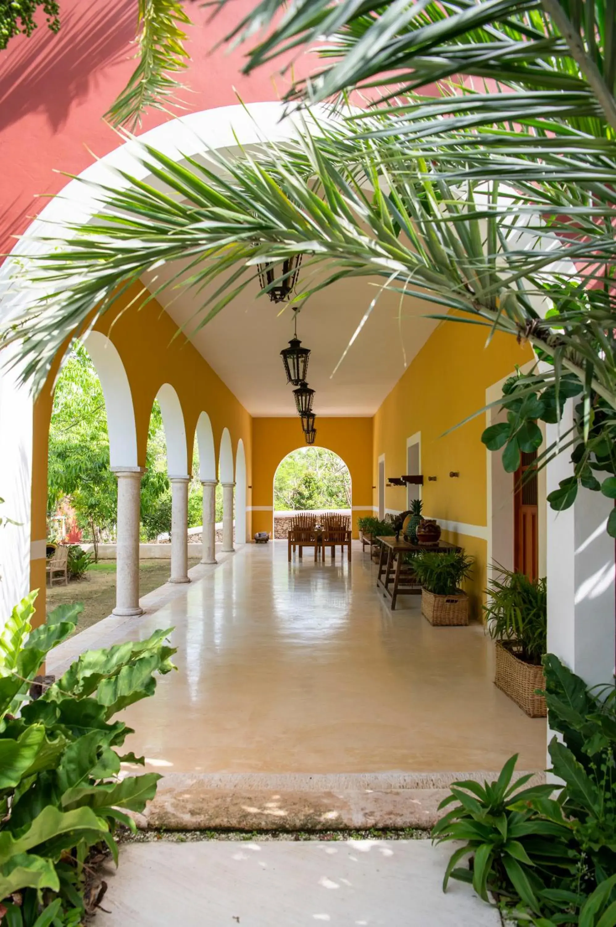 Garden view in Wakax Hacienda - Cenote & Boutique Hotel