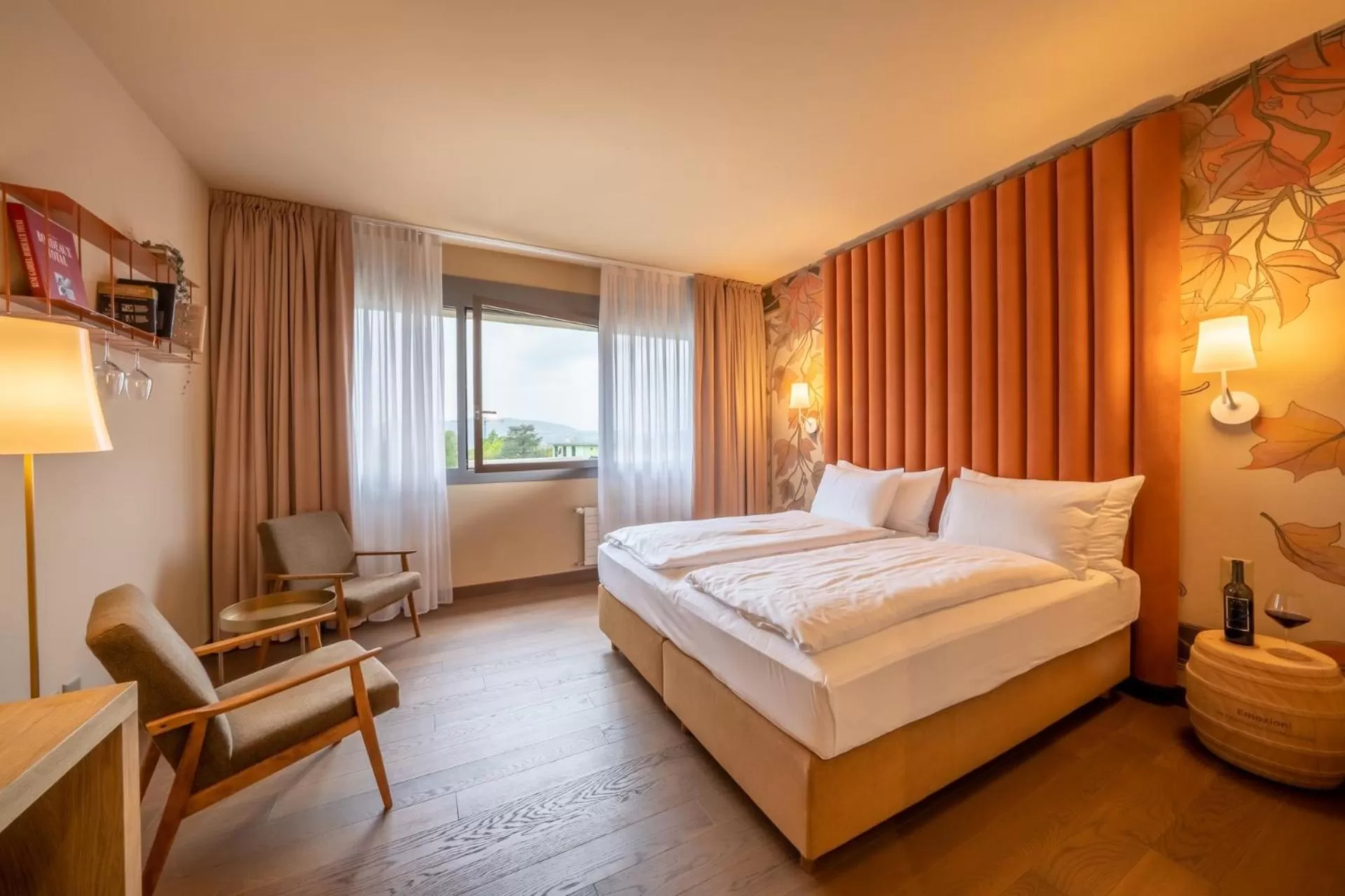 Bed in Conca Bella Boutique Hotel & Wine Experience