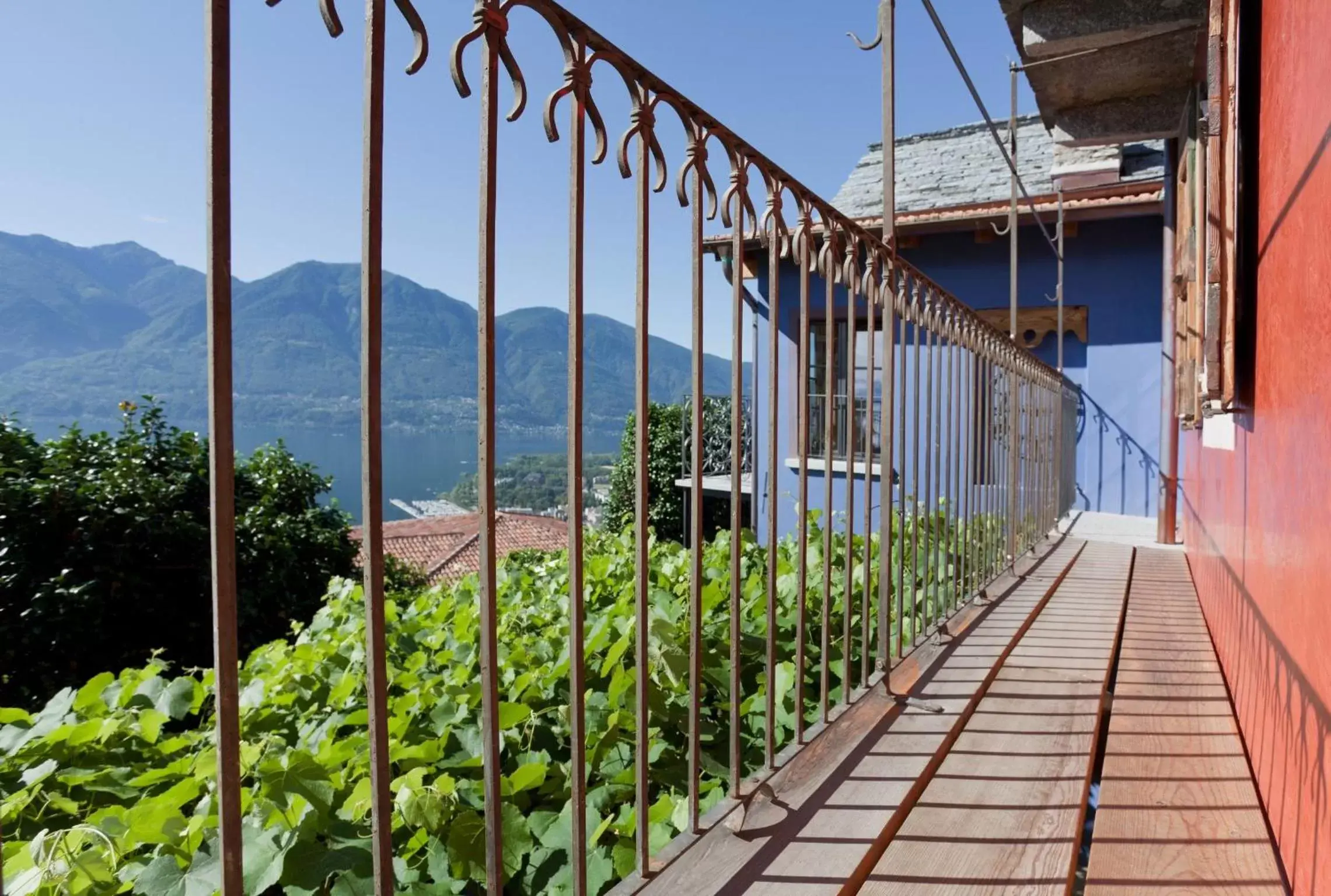 Balcony/Terrace, Mountain View in Case di Sotto, House & Breakfast