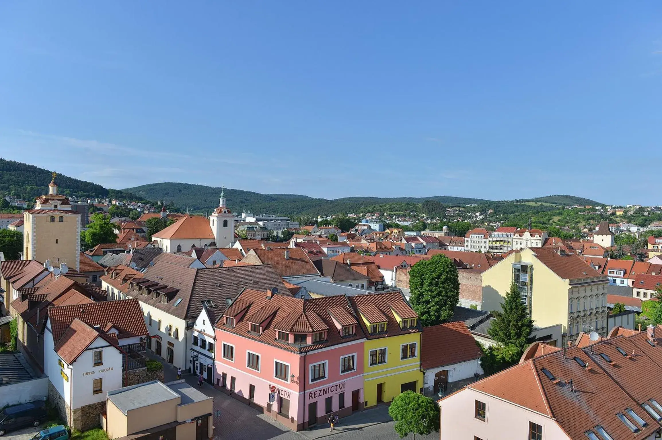 City view in Hotel Grand Litava Beroun