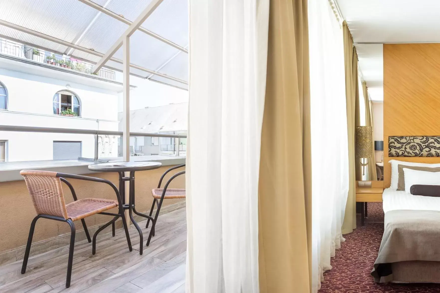 Balcony/Terrace in Marmara Hotel Budapest