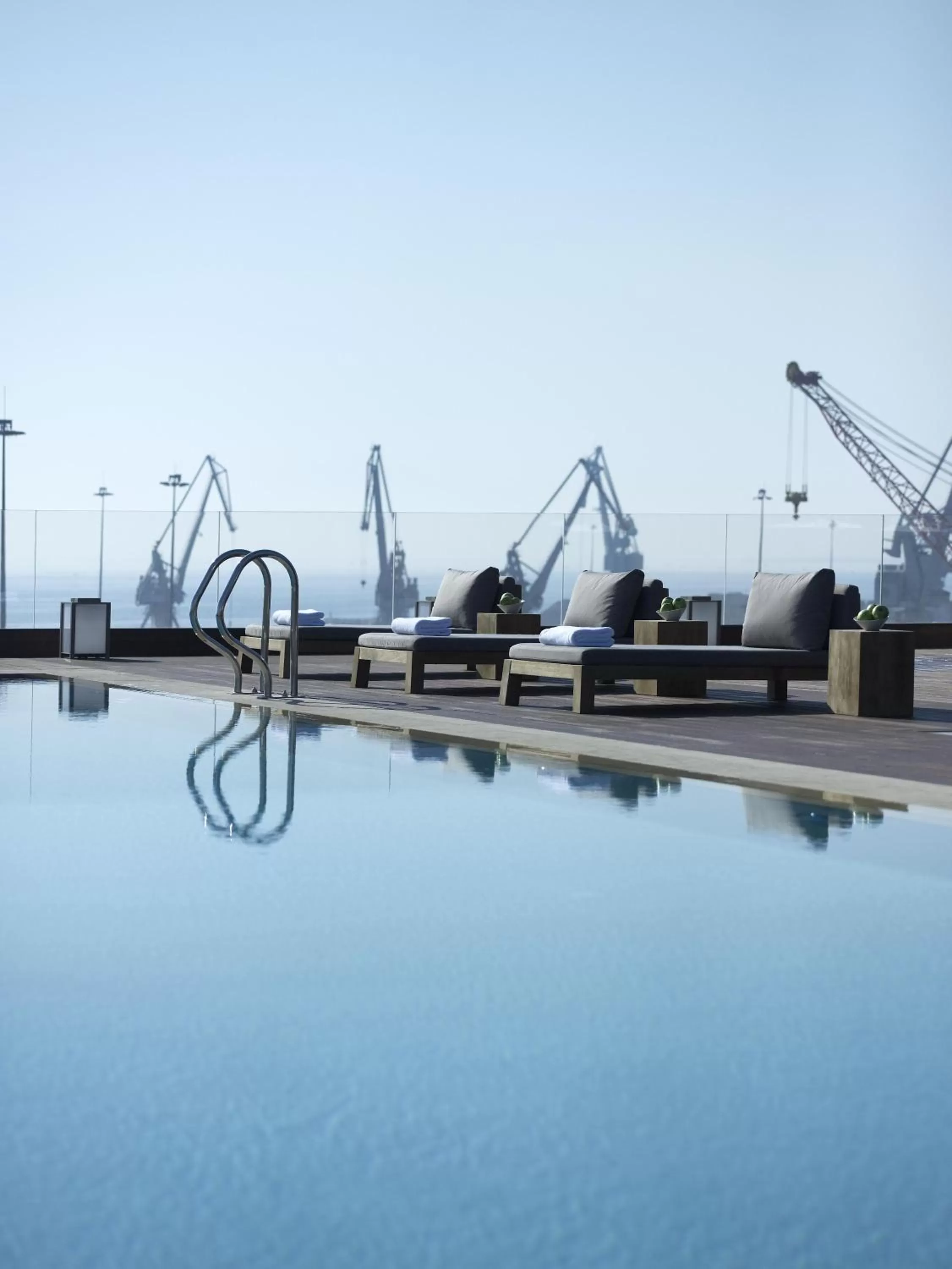 Swimming pool in The Met Hotel Thessaloniki, a Member of Design Hotels