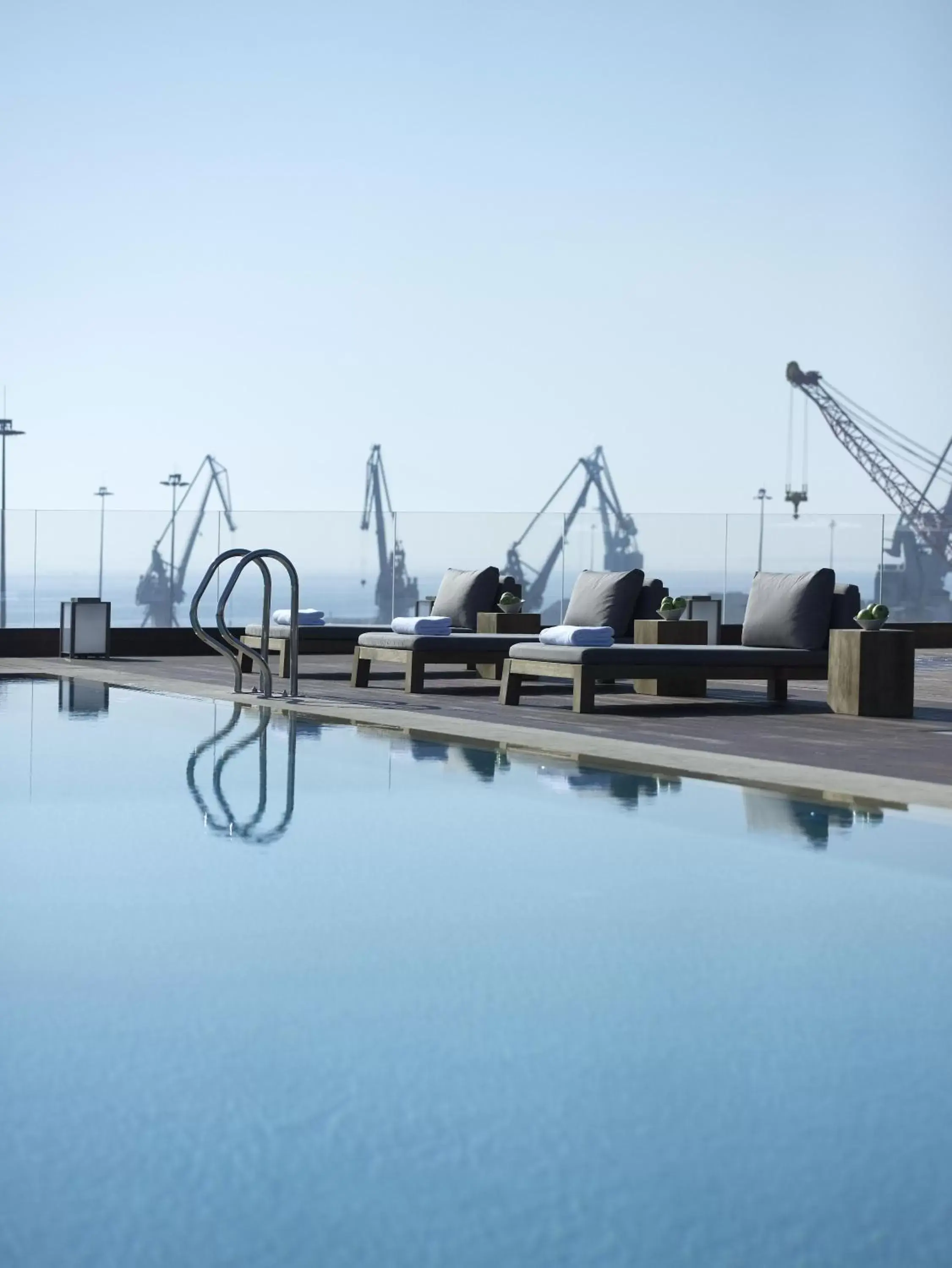 Swimming Pool in The Met Hotel Thessaloniki, a Member of Design Hotels