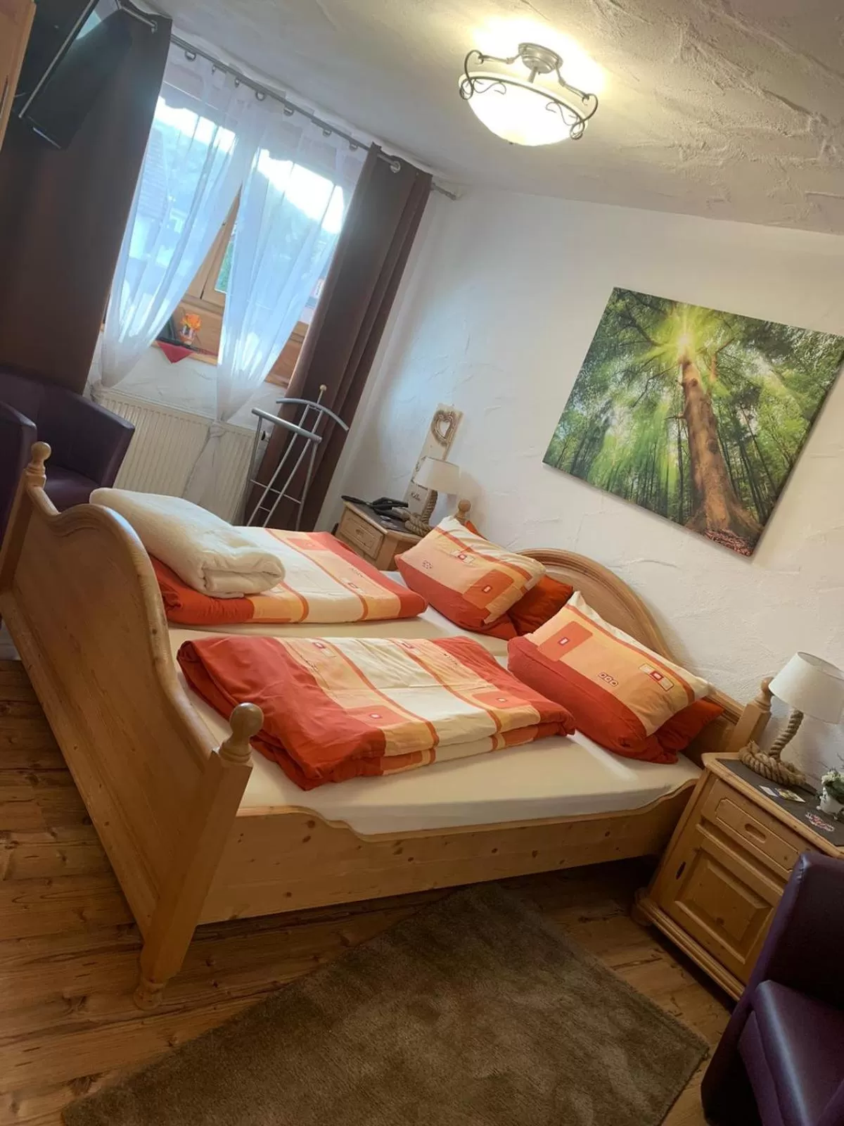 Bed in Hotel-Hauensteiner-Hof