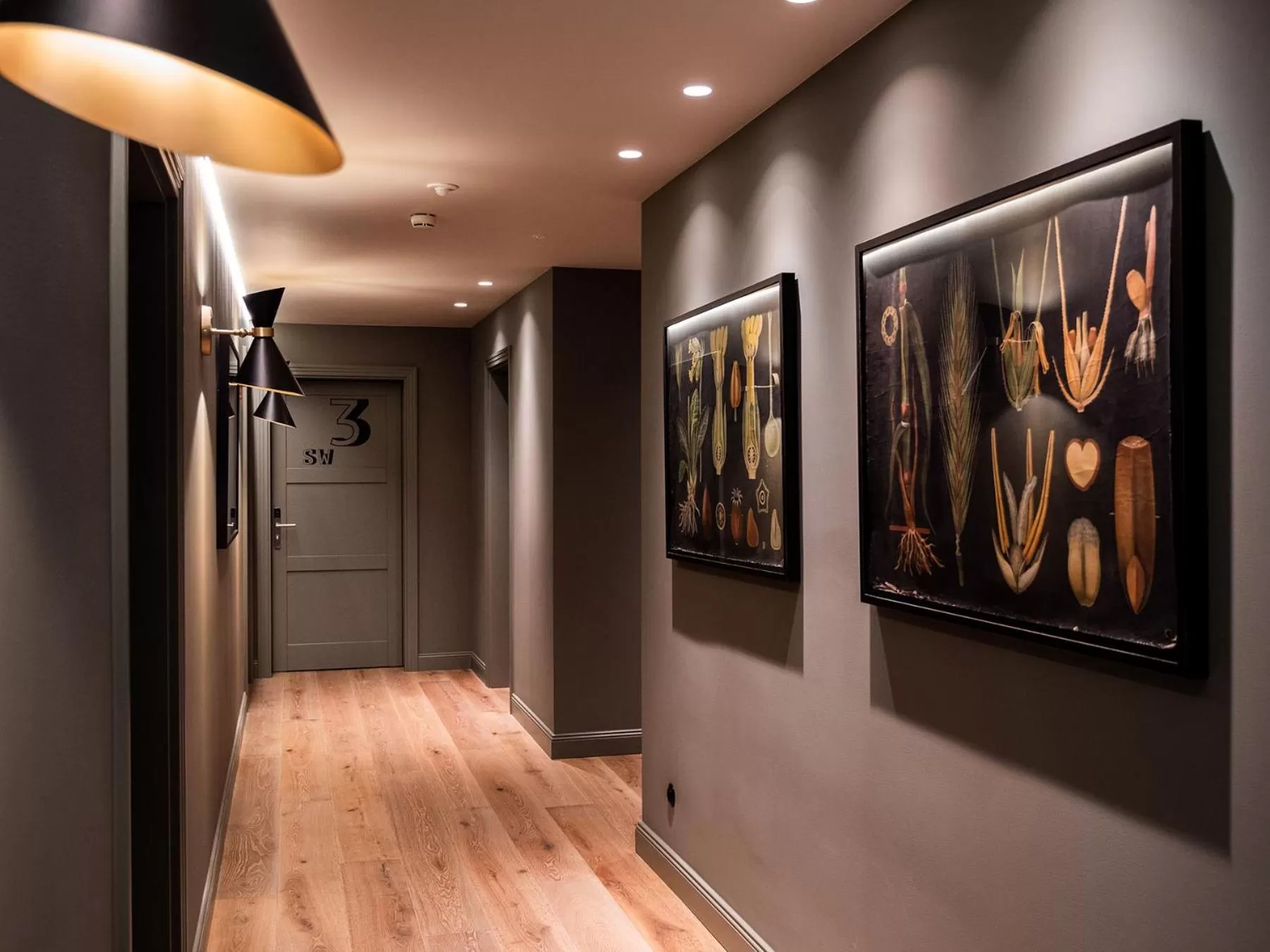 Decorative detail in Alpenloge Design Hotel