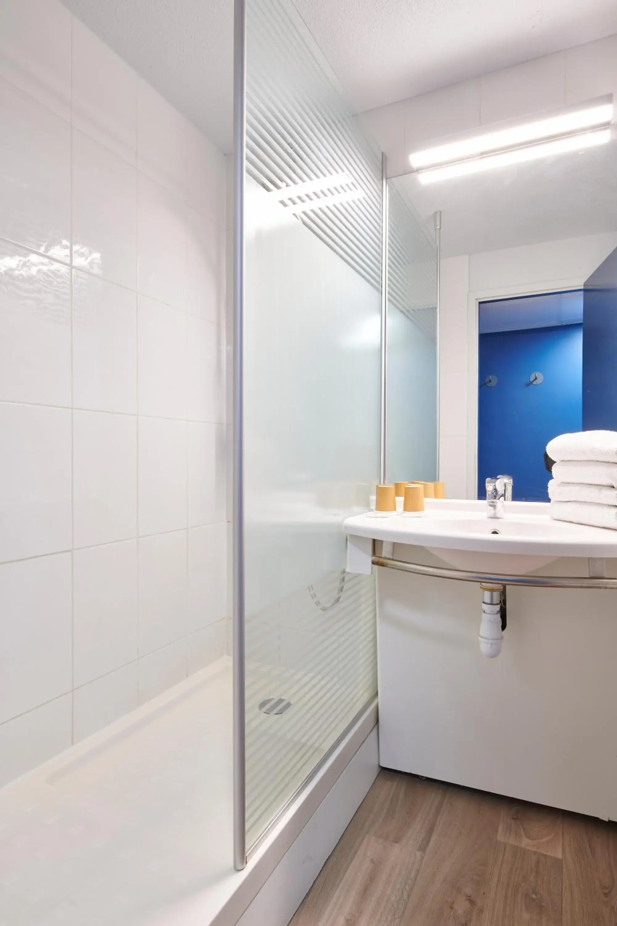 Bathroom in ibis budget Bayonne