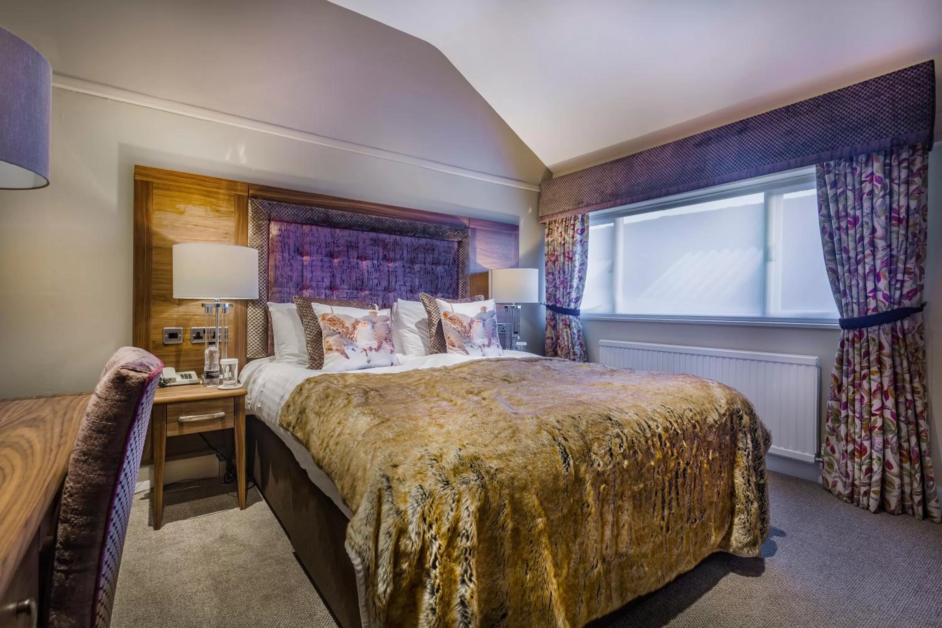 Bedroom, Bed in The Feathers Hotel, Helmsley, North Yorkshire - The Coaching Inn Group