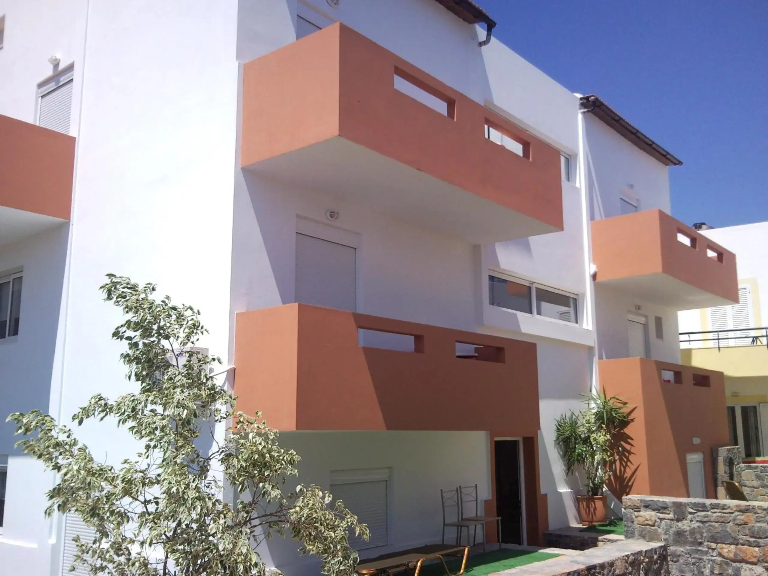 Balcony/Terrace, Property Building in Elounda Sunrise Apartments