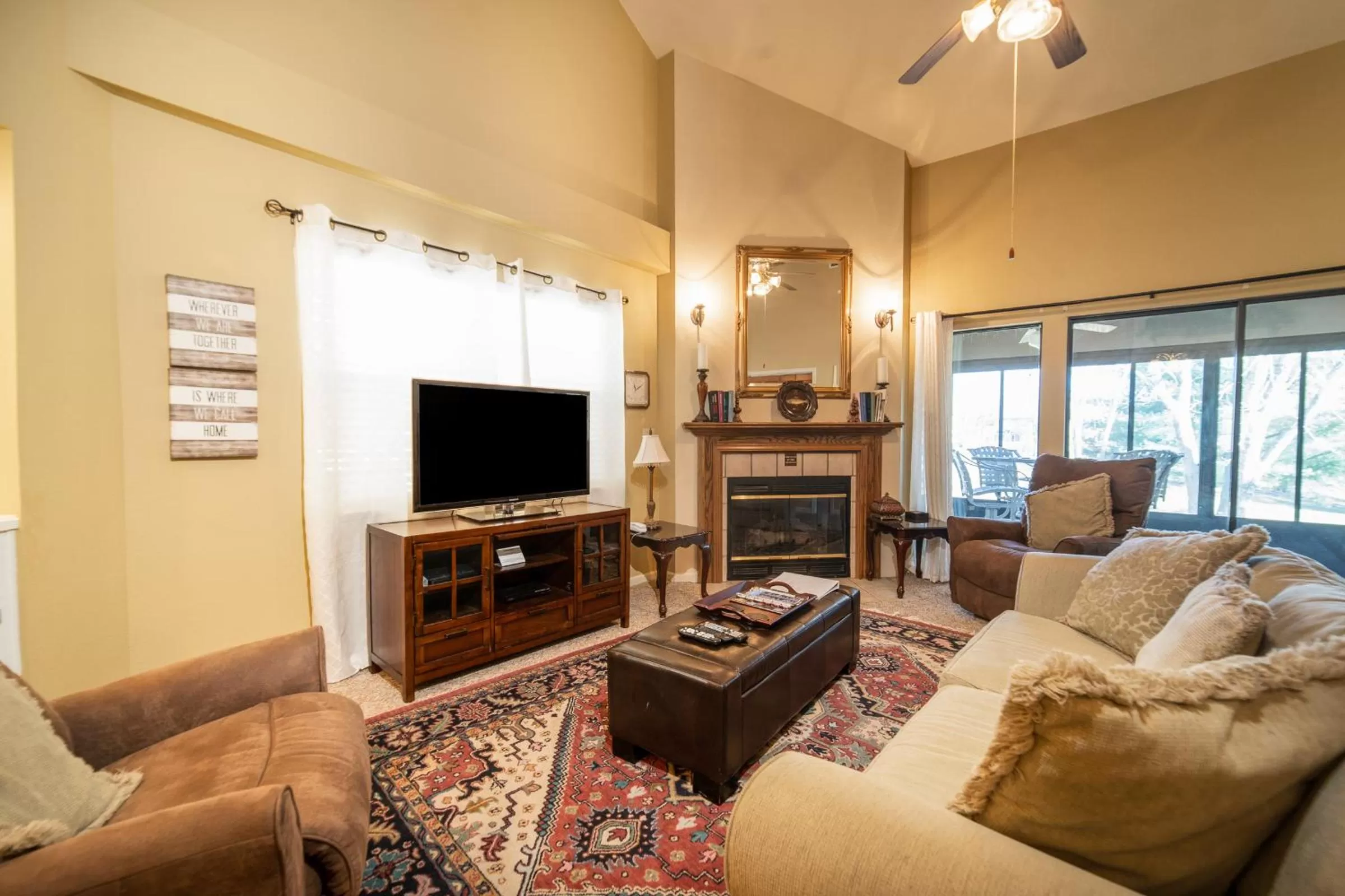 Living room in Pointe Royale Golf Resort