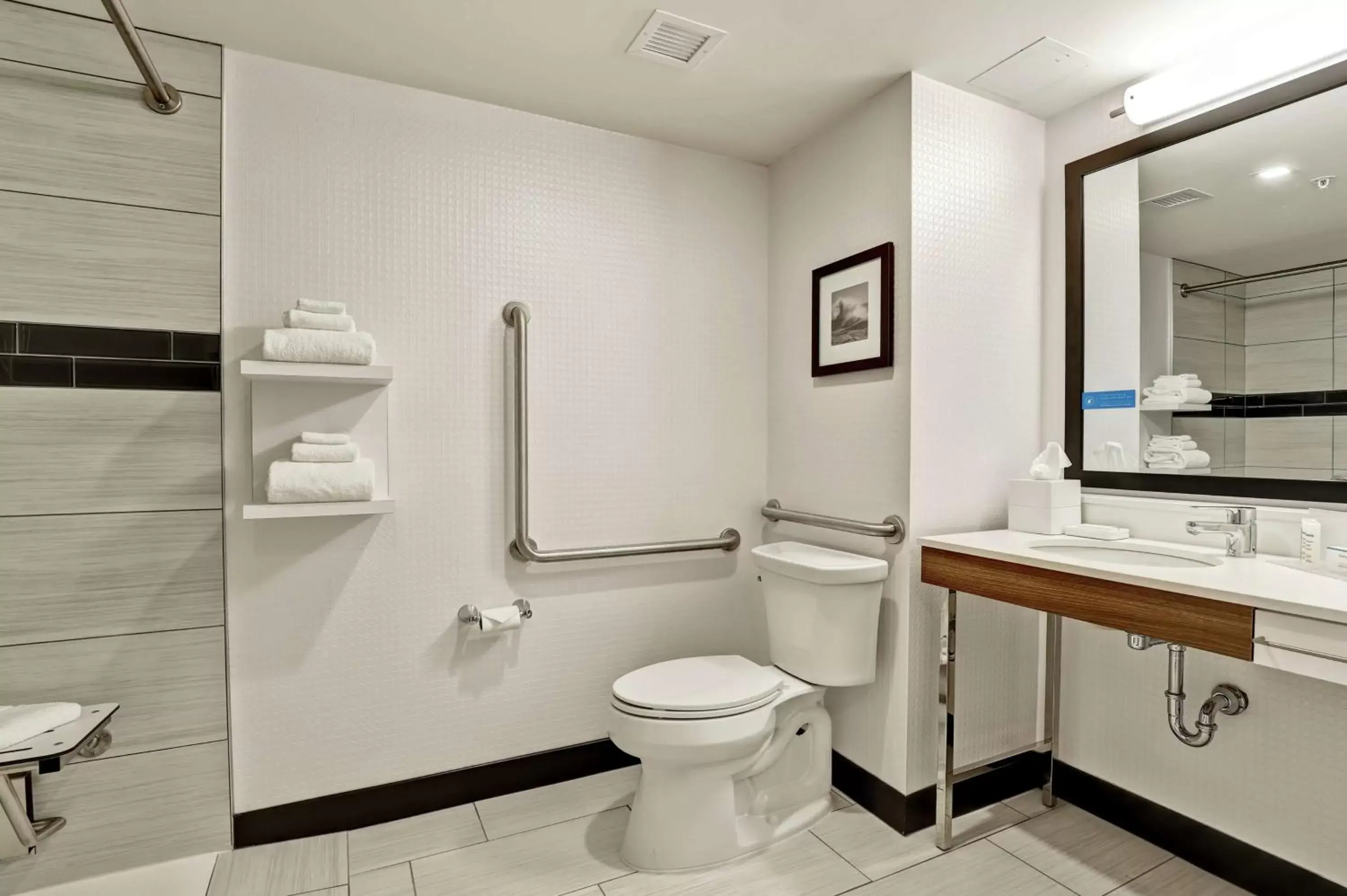 Bathroom in Hampton Inn St. Catharines Niagara Bathroom in Hampton Inn St. Catharines Niagara