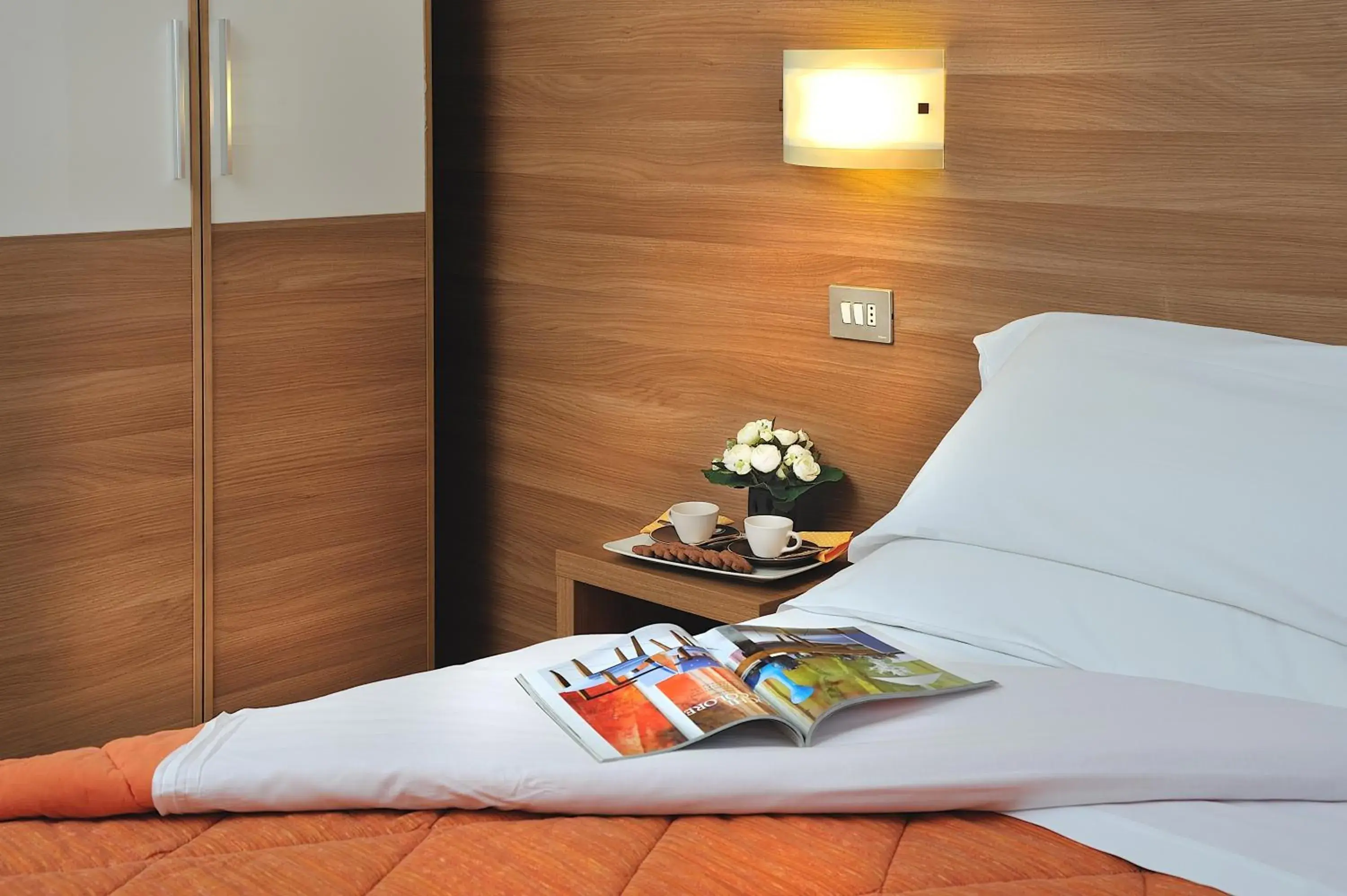 Bedroom, Bed in Hotel Tiberius