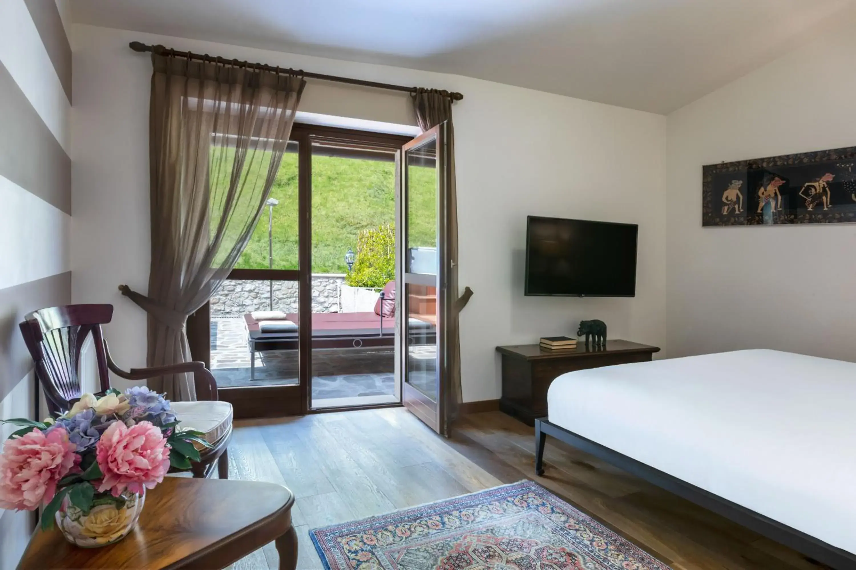 Bed in Boutique Hotel Villa Sostaga