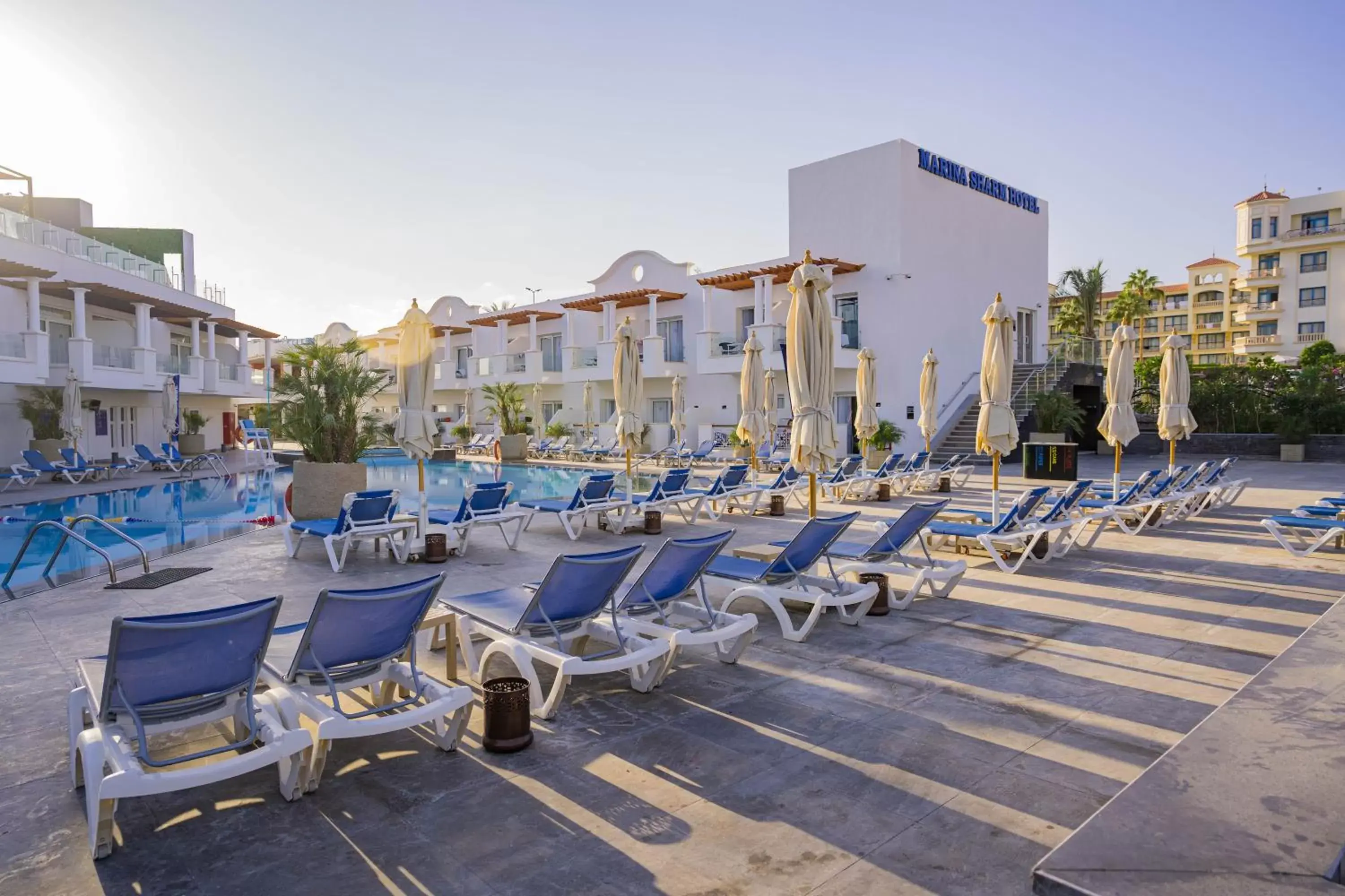 Pool view in Marina Sharm Hotel