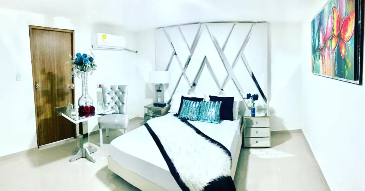 Bed in Hotel Platinum Barranquilla