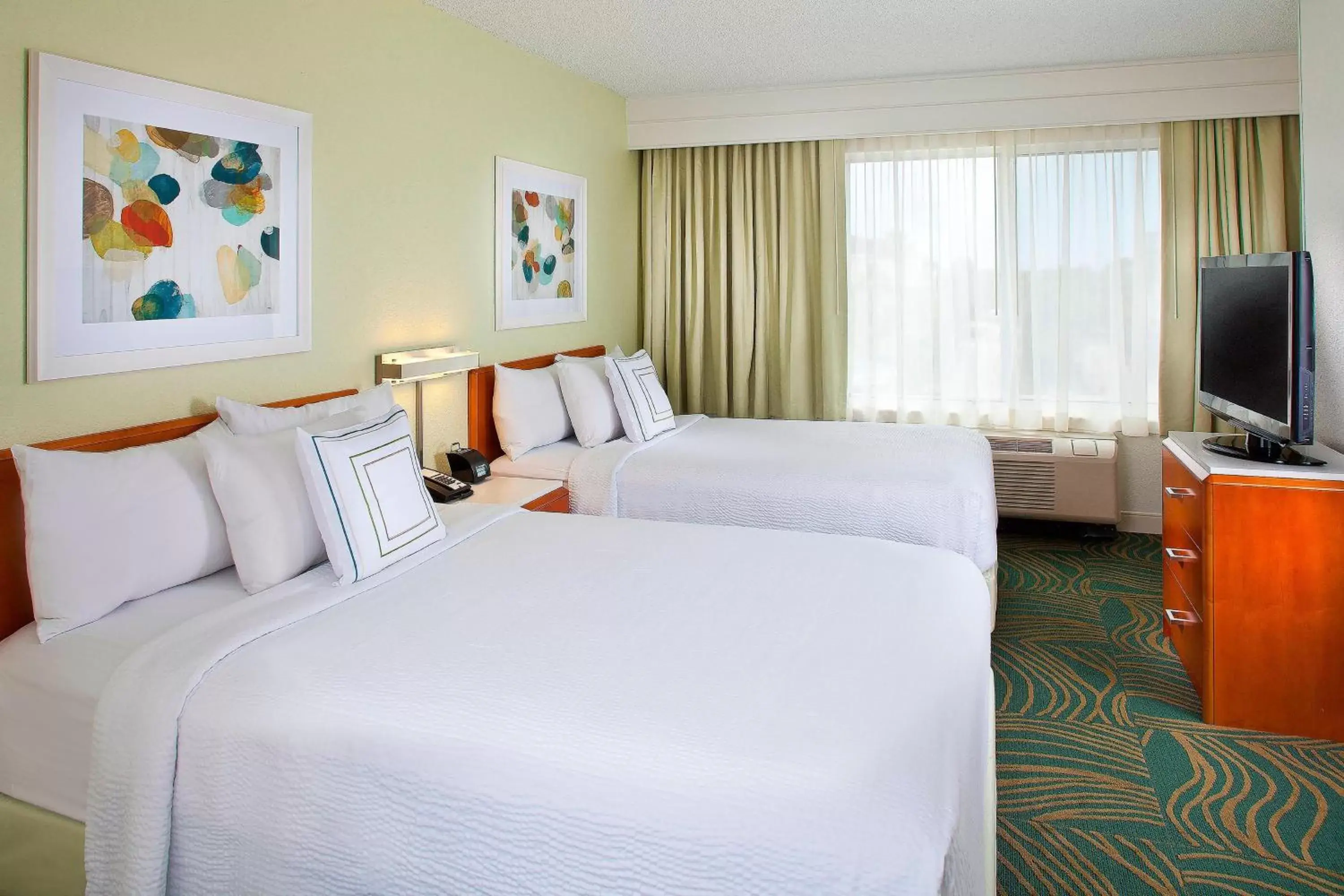 Two Double Beds Studio with Sofa Bed in SpringHill Suites by Marriott Orlando Lake Buena Vista in Marriott Village