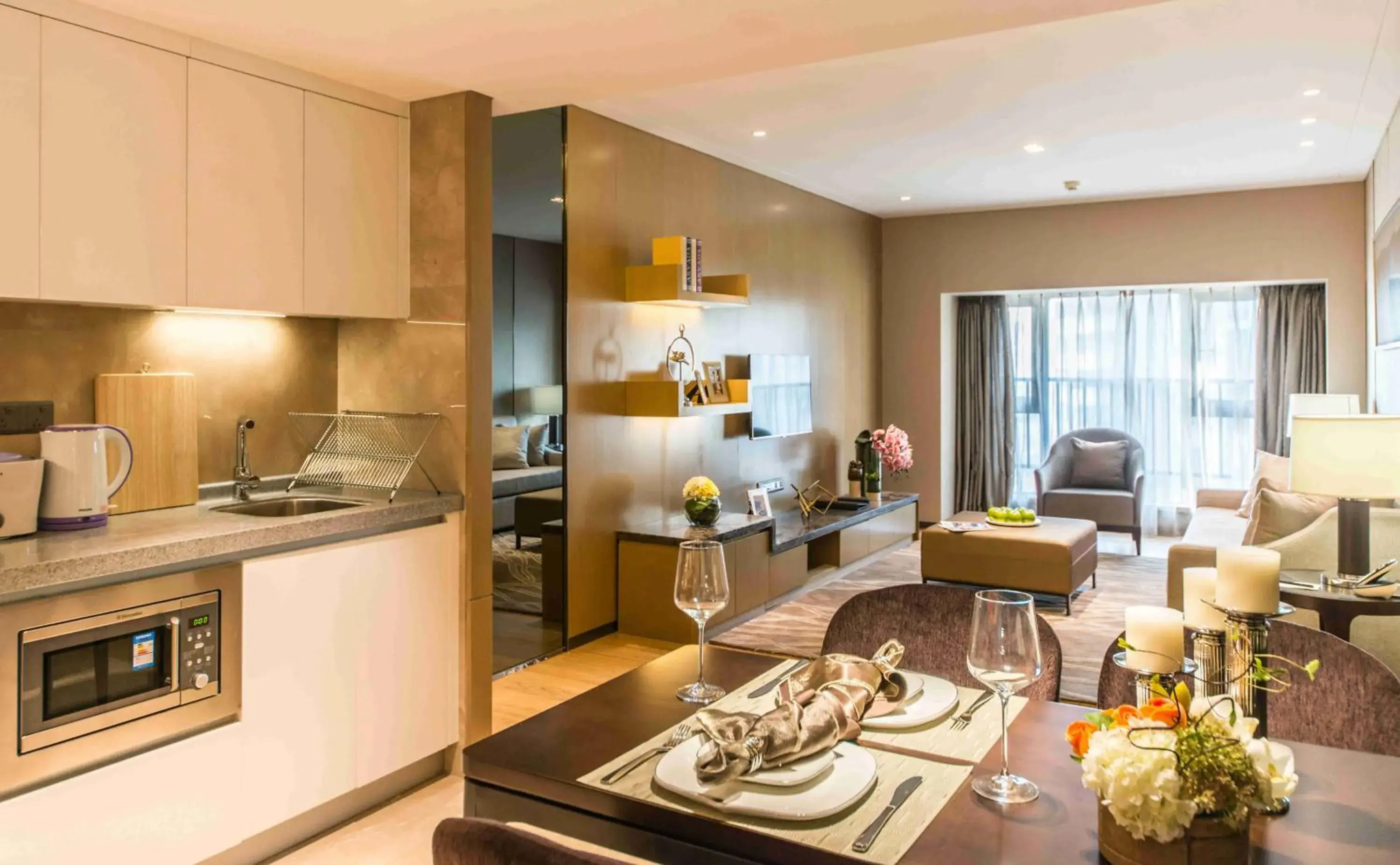 Kitchen or kitchenette in Somerset Grandview Shenzhen Kitchen or kitchenette in Somerset Grandview Shenzhen
