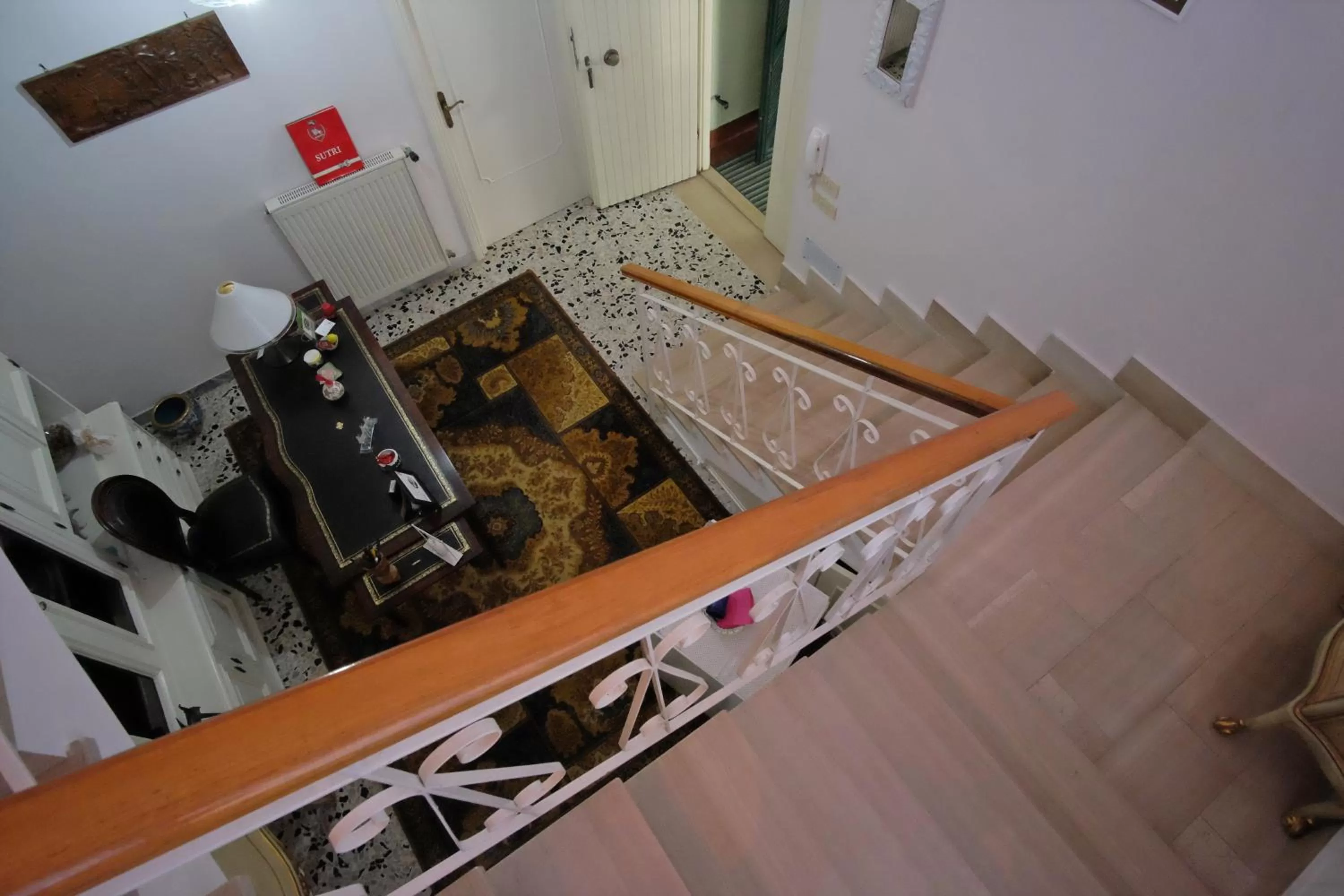 Lobby or reception, Kitchen/Kitchenette in Bed and Breakfast Romantica Evasione