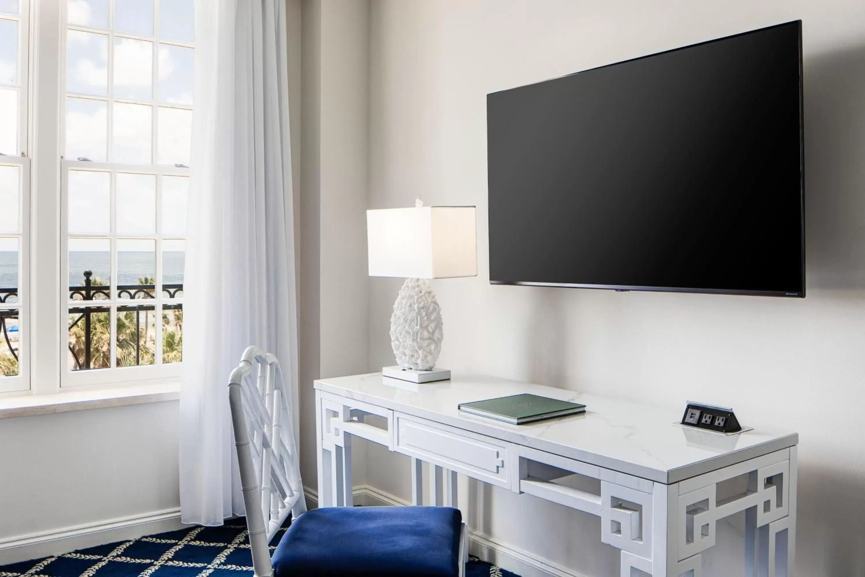 Photo of the whole room, TV/Entertainment Center in Grand Galvez Resort, Autograph Collection