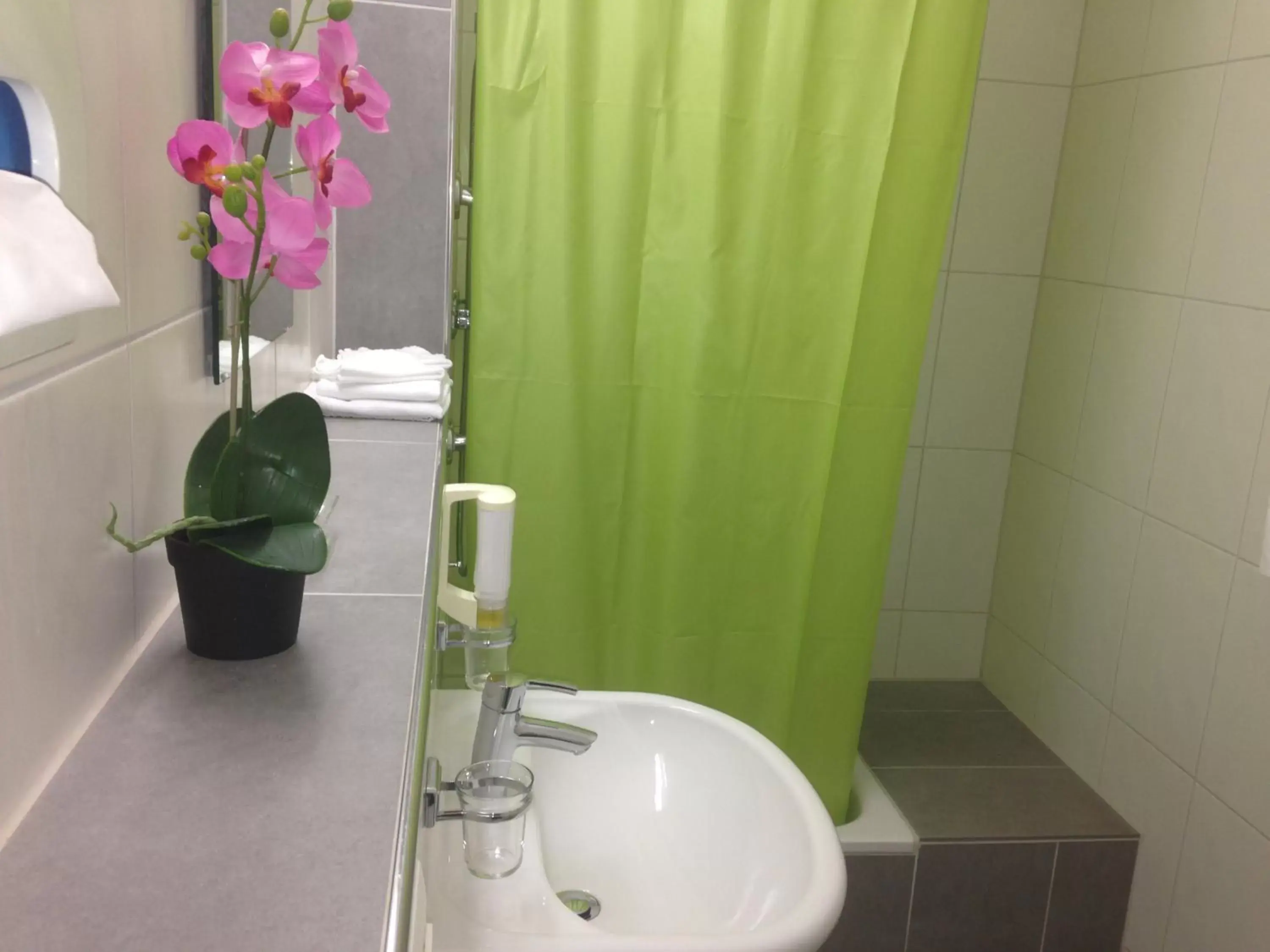 Bathroom in Budget Motel