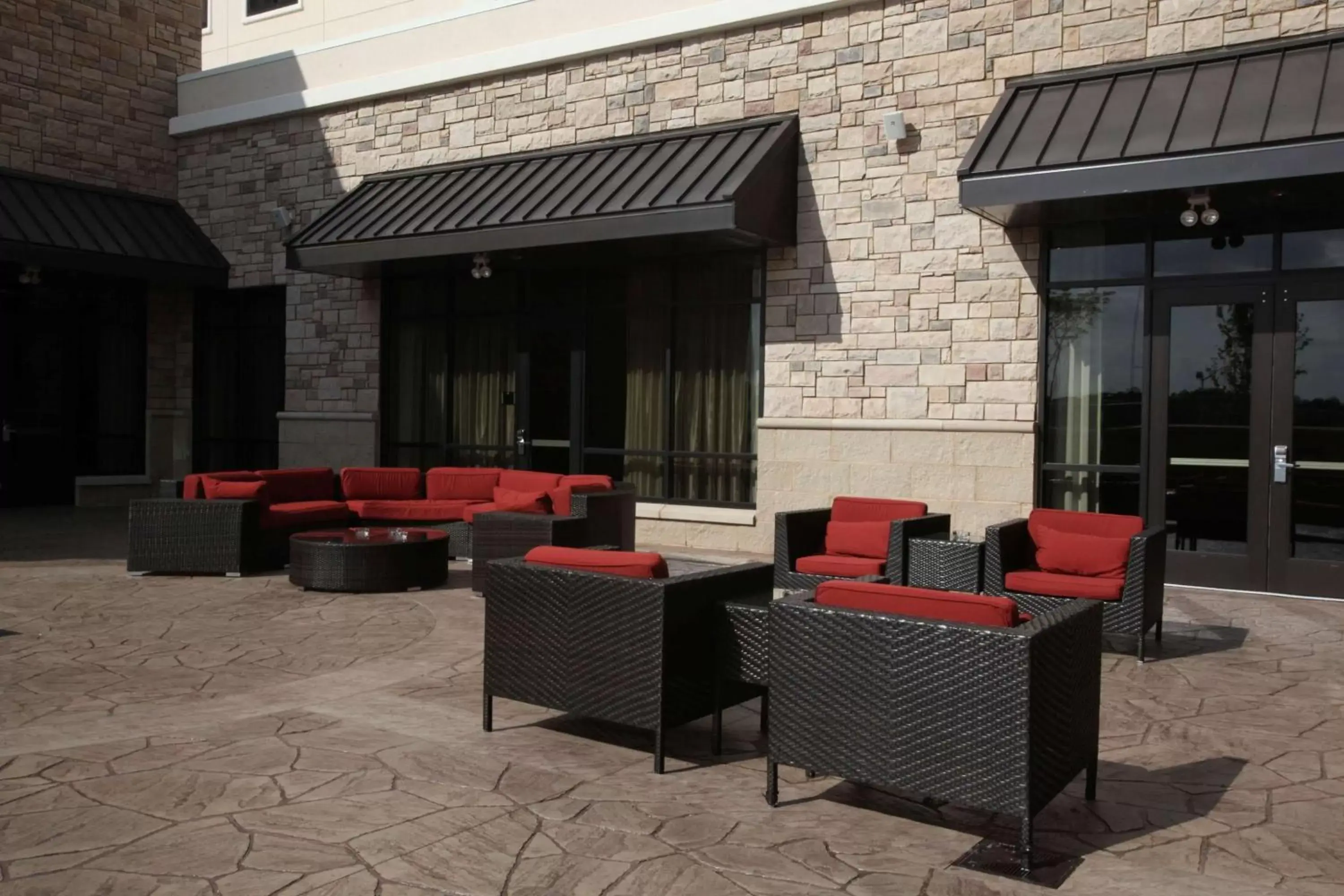 Patio in Embassy Suites by Hilton Fayetteville Fort Bragg