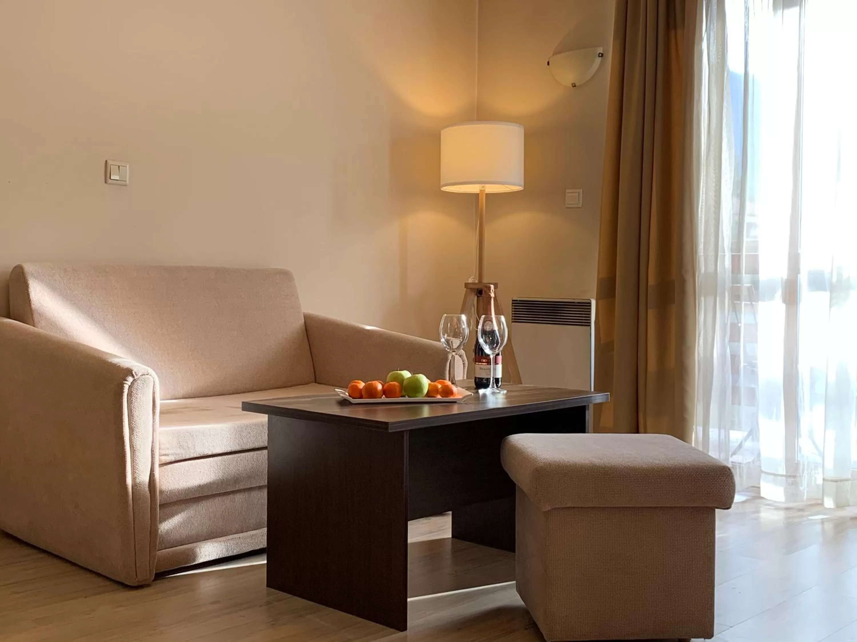 Living room, Seating Area in StayInn Banderitsa Apartments with kitchen & BBQ