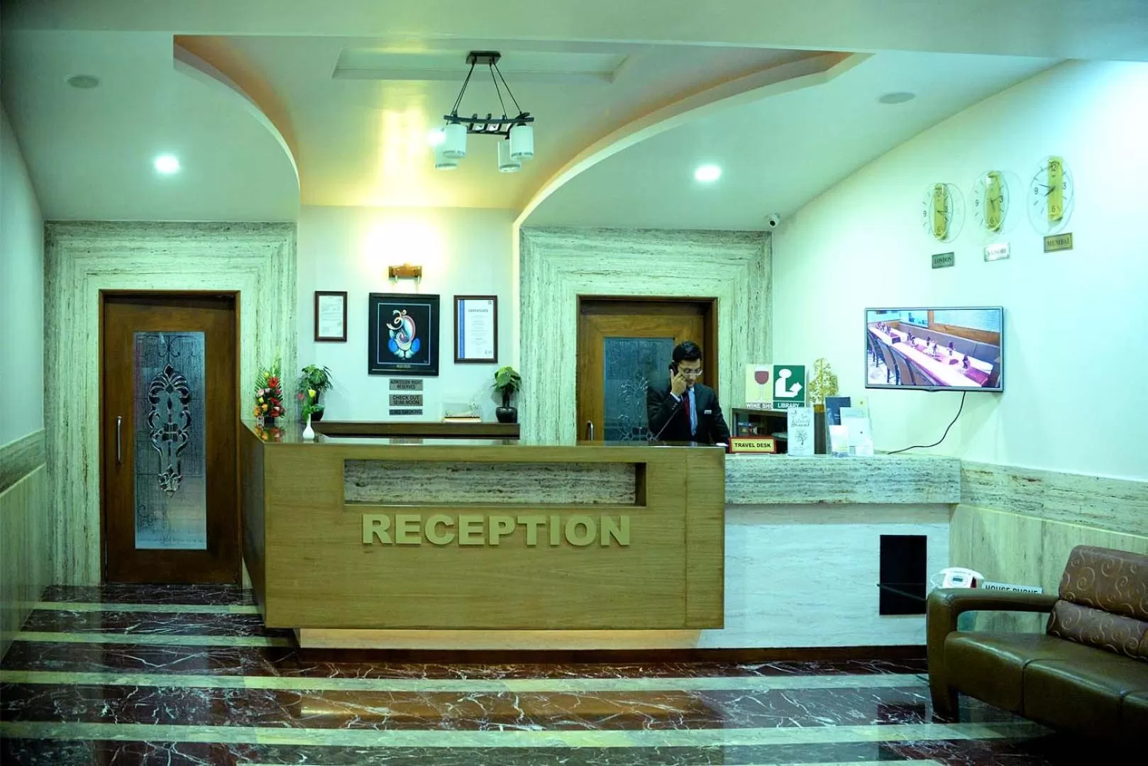 Lobby or reception, Lobby/Reception in Hotel Fortune Palace