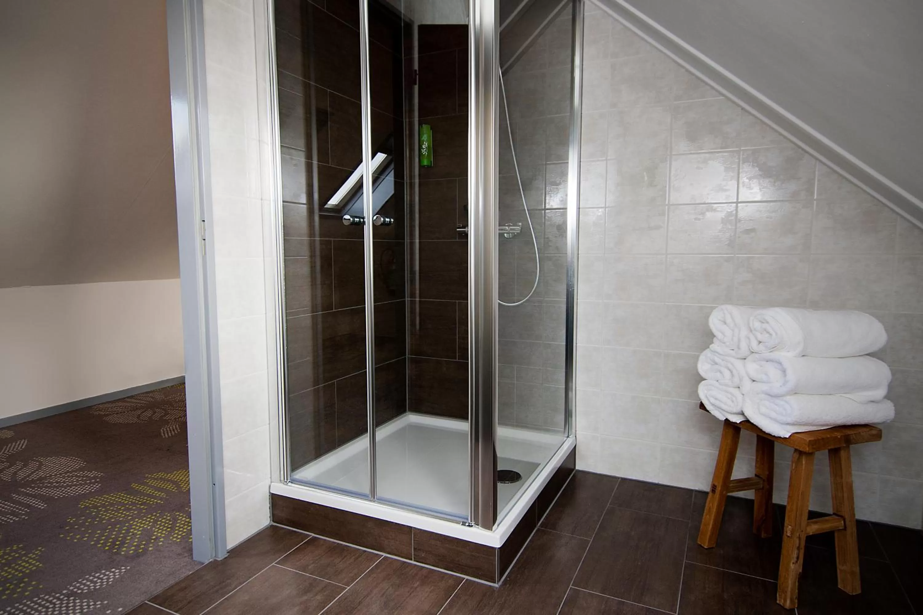 Shower in Hotel Sportsbar & Brasserie Dorhout Mees