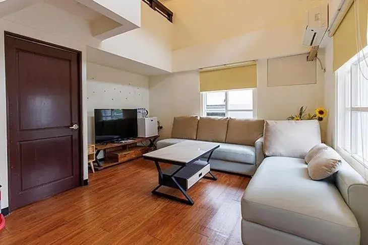 Living room in Yanmin Hot Spring Resort Living room in Yanmin Hot Spring Resort