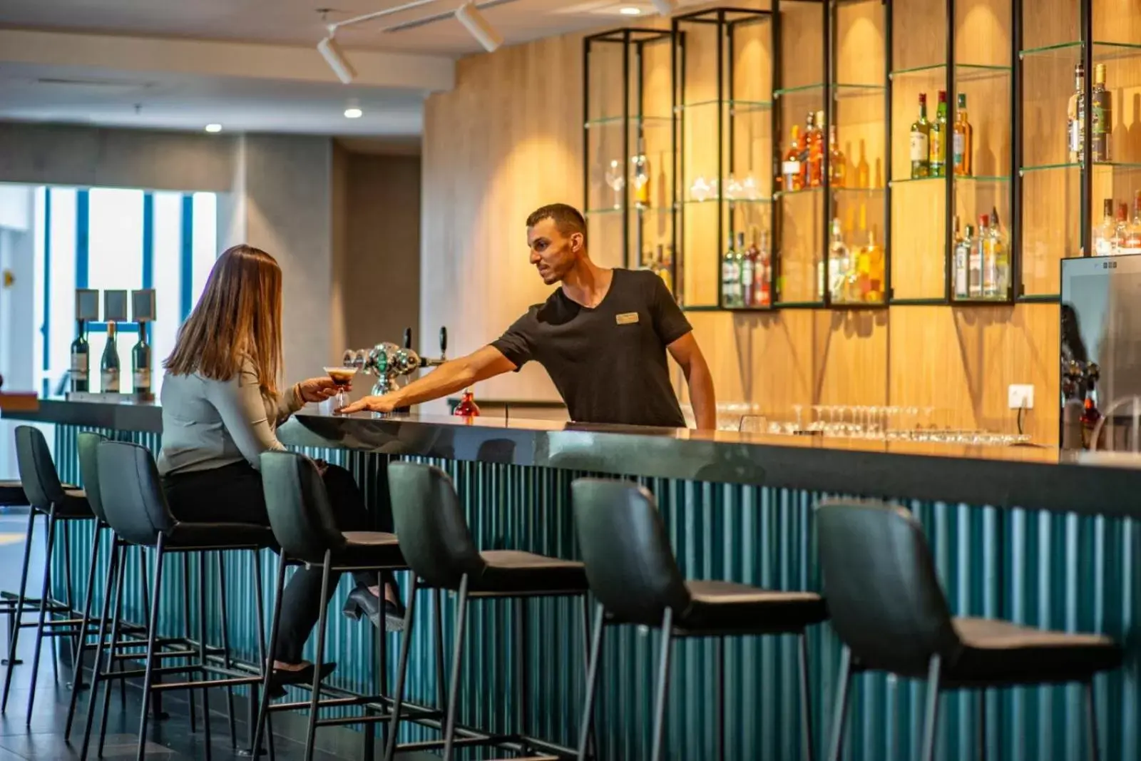 Lounge or bar in Giladi Hotel