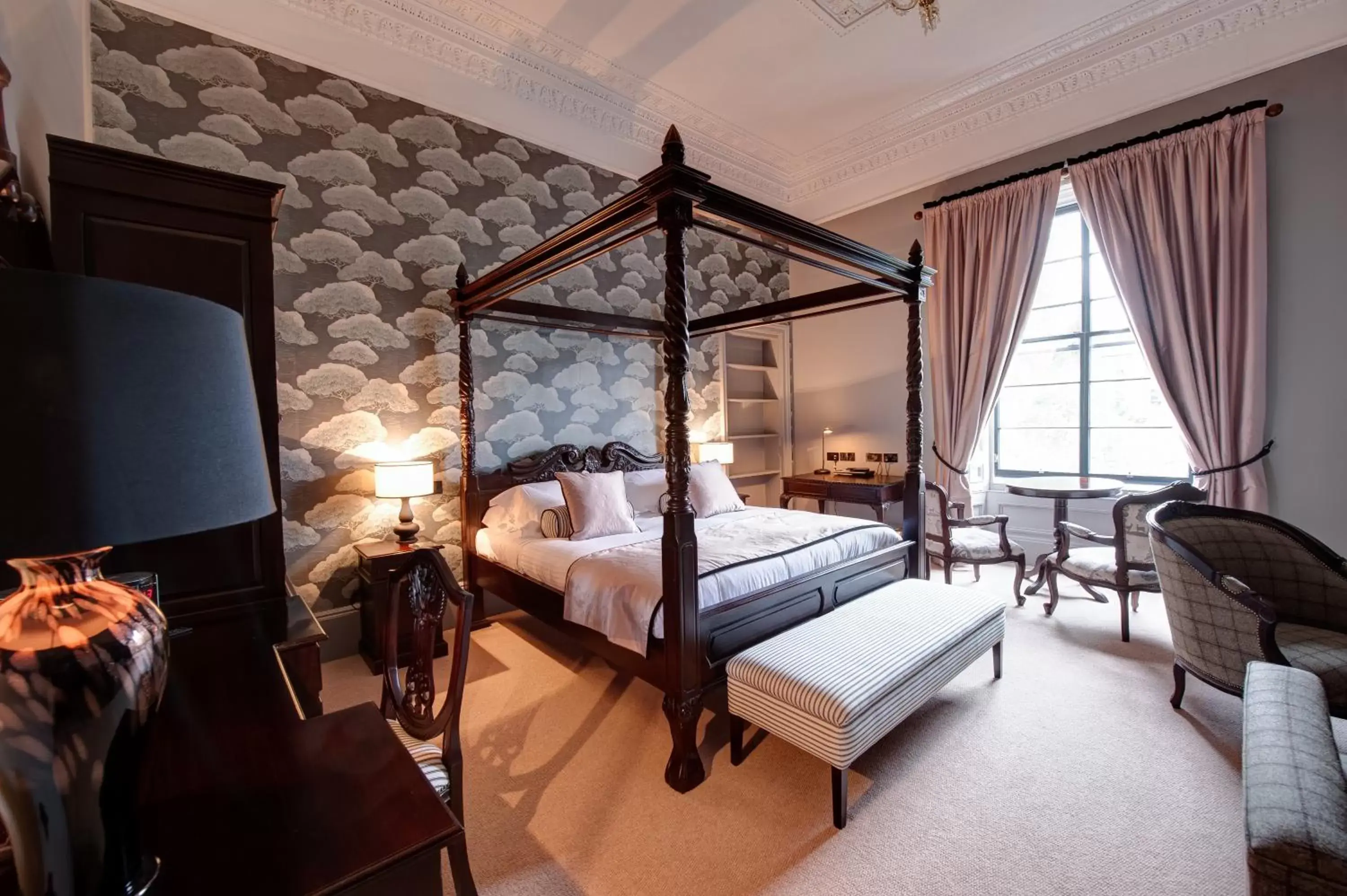 Bed in No. 11 Boutique Hotel & Brasserie