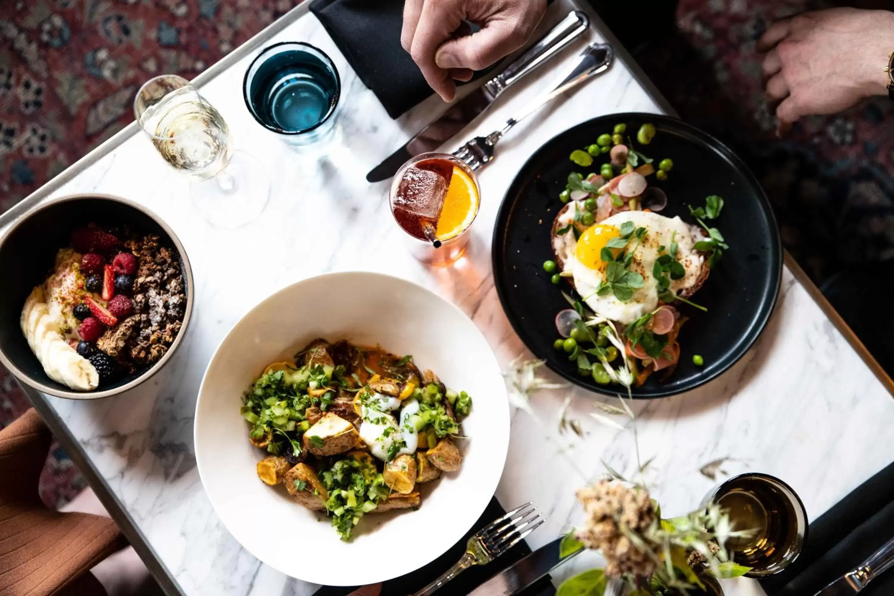 Food and drinks in The Ramble Hotel Food and drinks in The Ramble Hotel